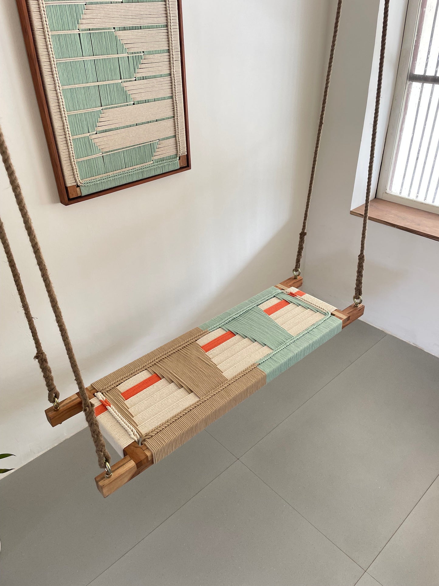 Hand Woven Adults and Kids Swing