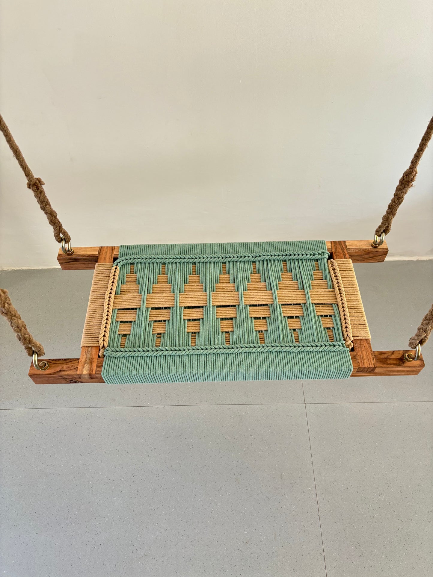 Single seater swing - Green beige