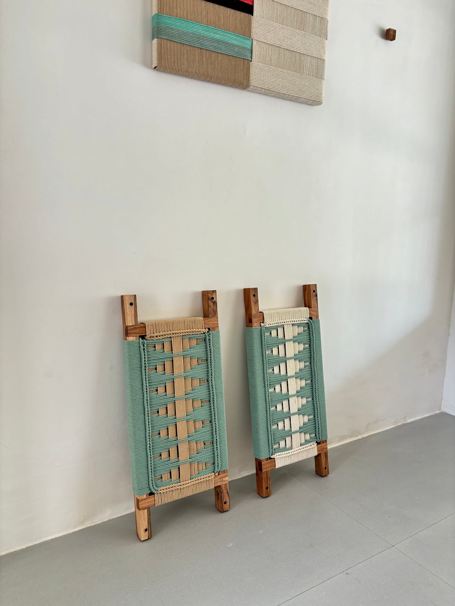 Single Seater Swing - Green White