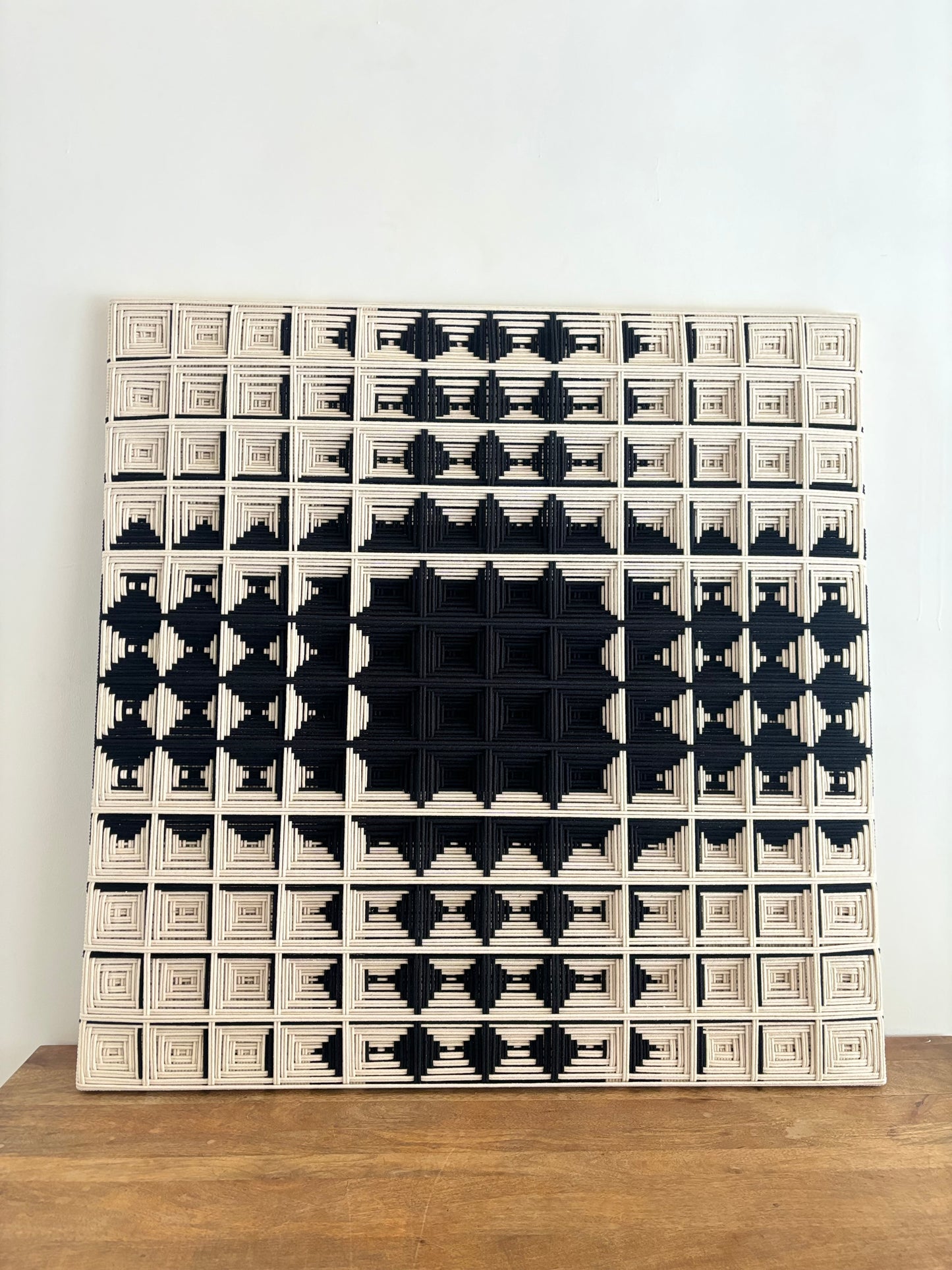 3D Woven Wall Art - 4 x 4 ft