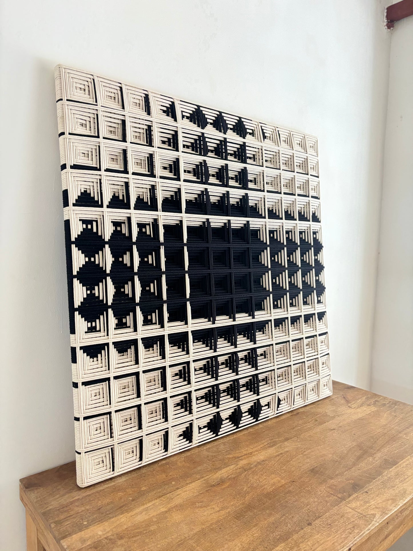 3D Woven Wall Art - 4 x 4 ft