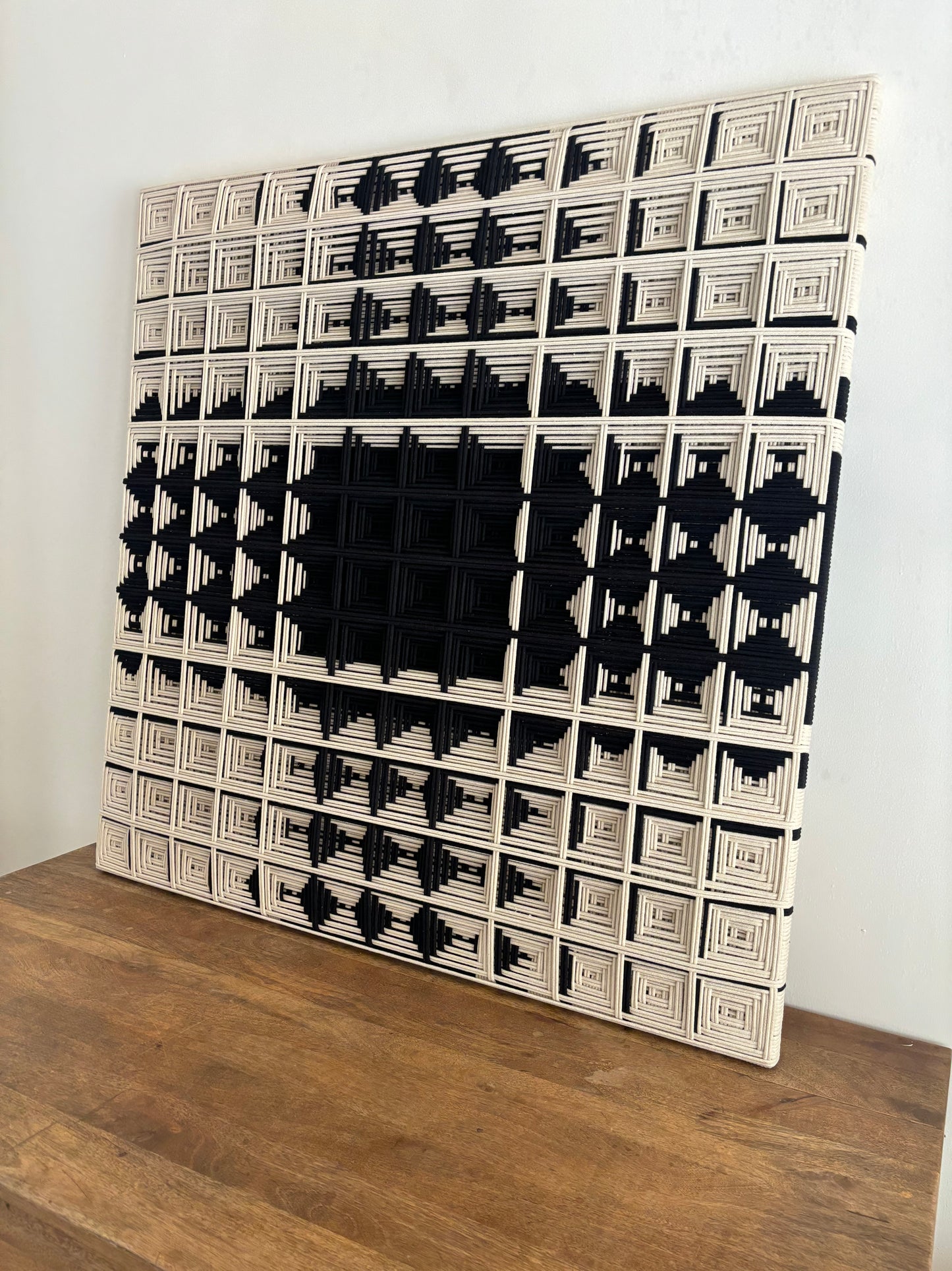 3D Woven Wall Art - 4 x 4 ft