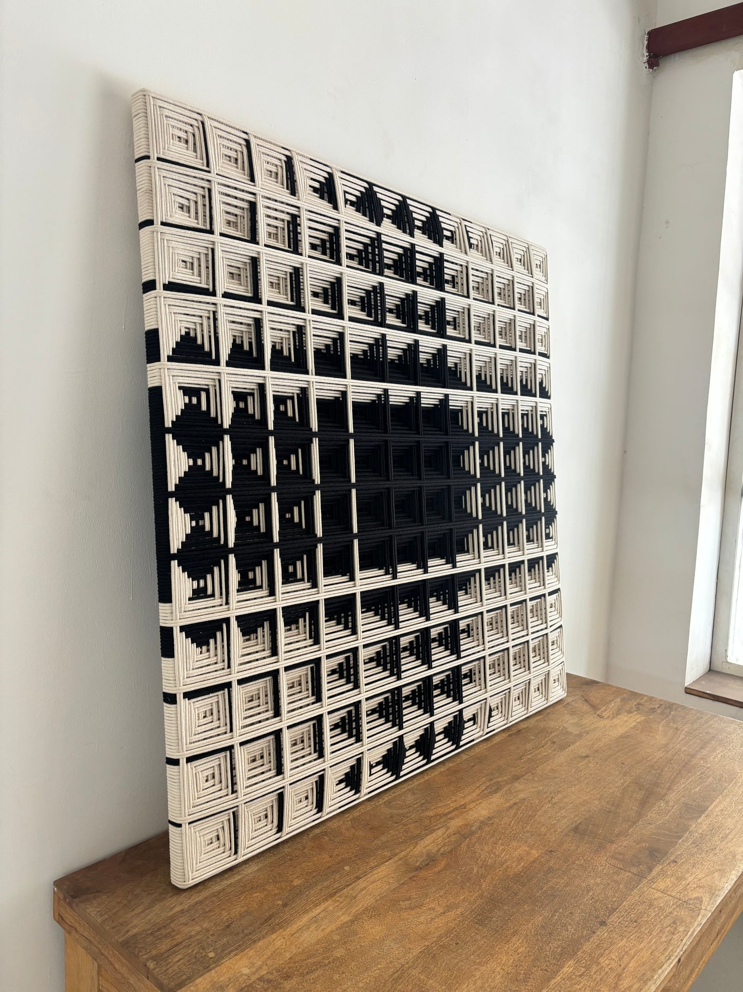 3D Woven Wall Art - 4 x 4 ft