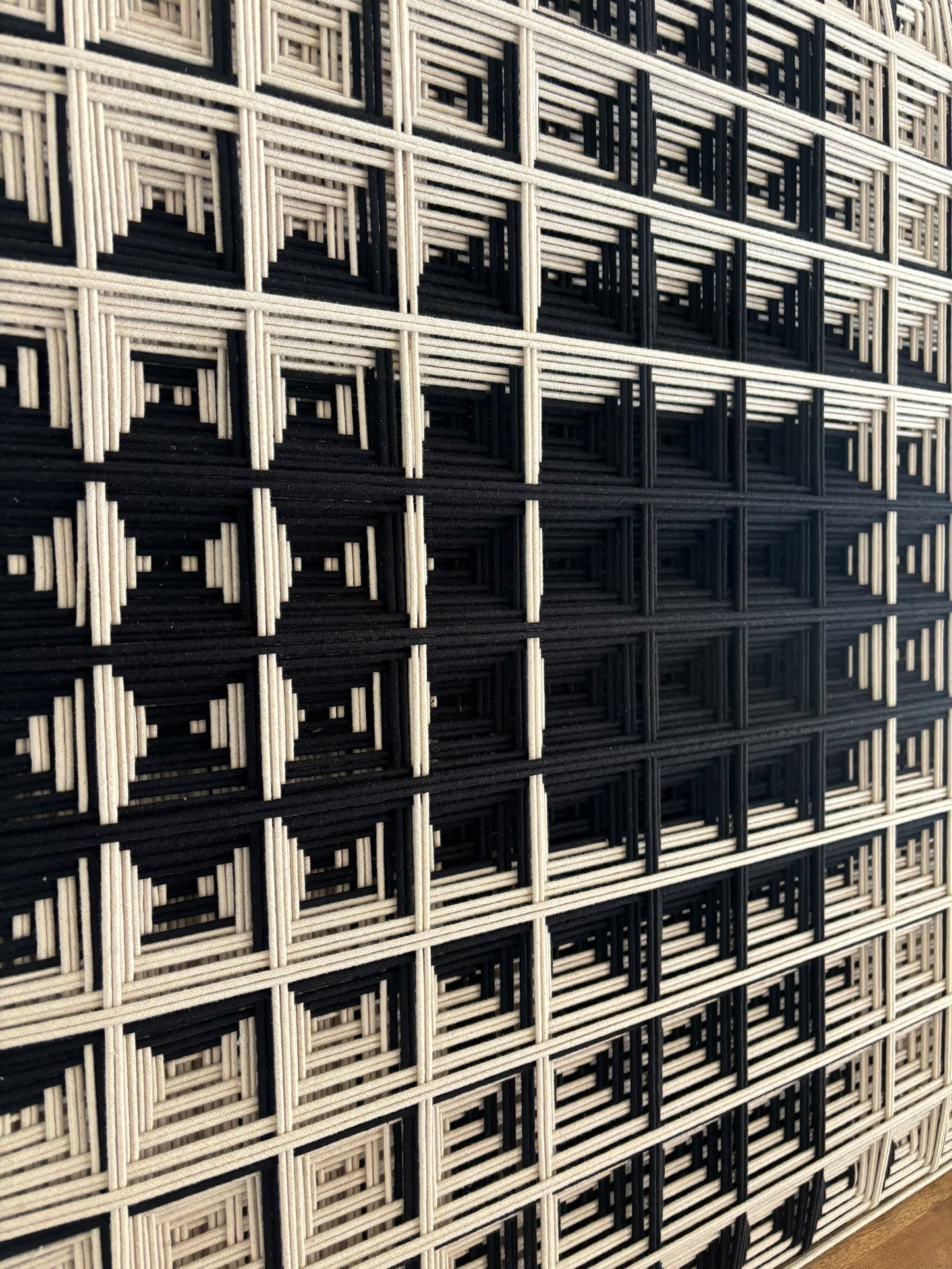 3D Woven Wall Art - 4 x 4 ft