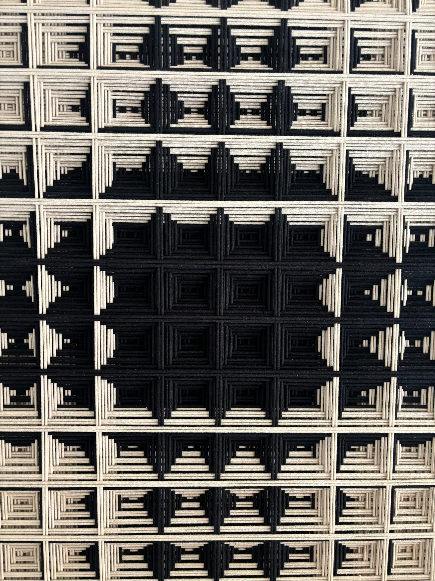 3D Woven Wall Art - 4 x 4 ft