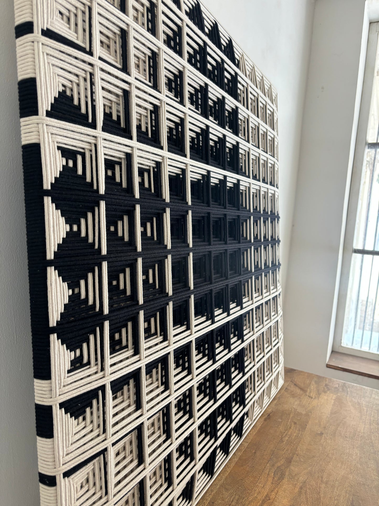 3D Woven Wall Art - 4 x 4 ft