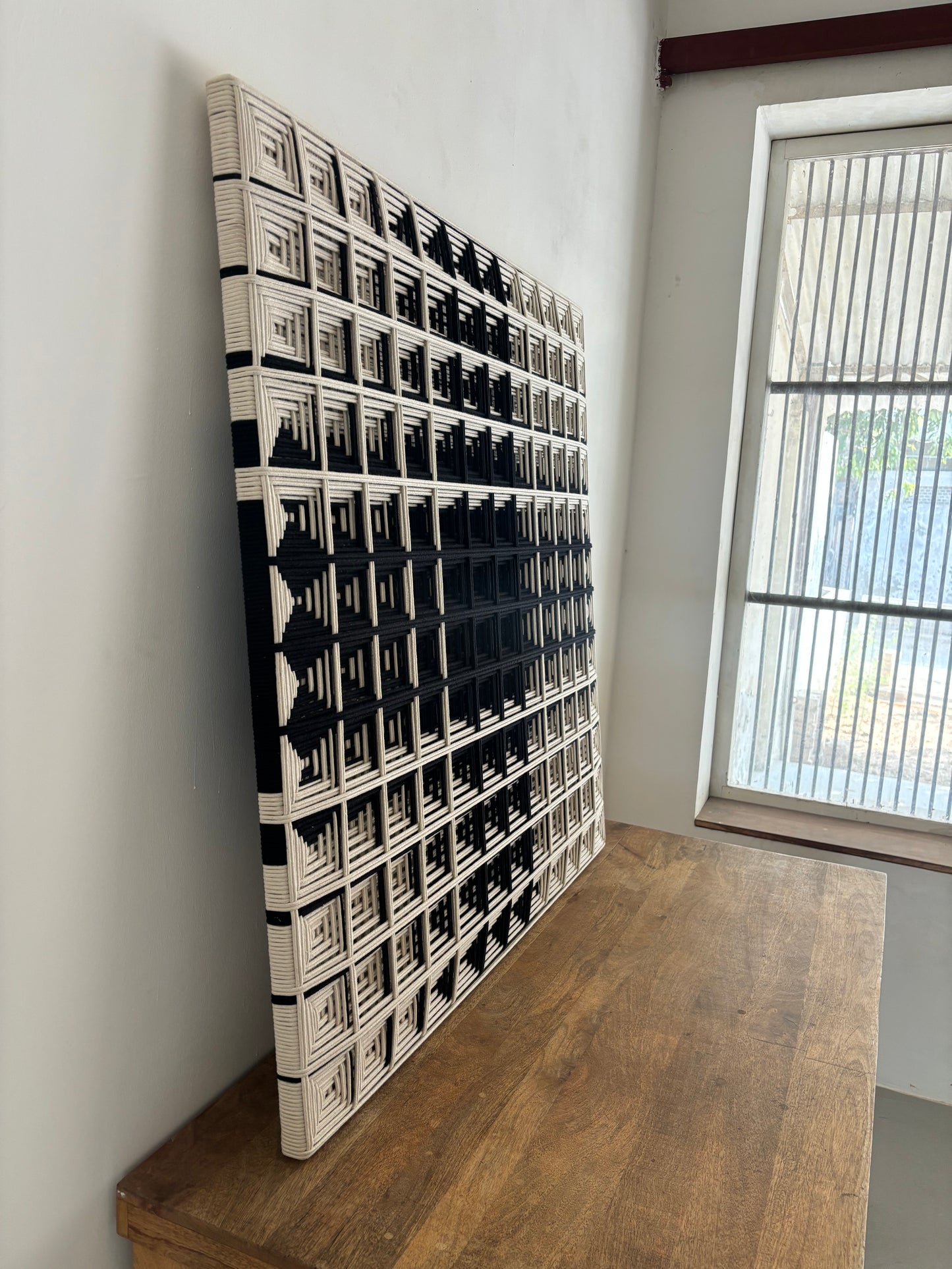 3D Woven Wall Art - 4 x 4 ft