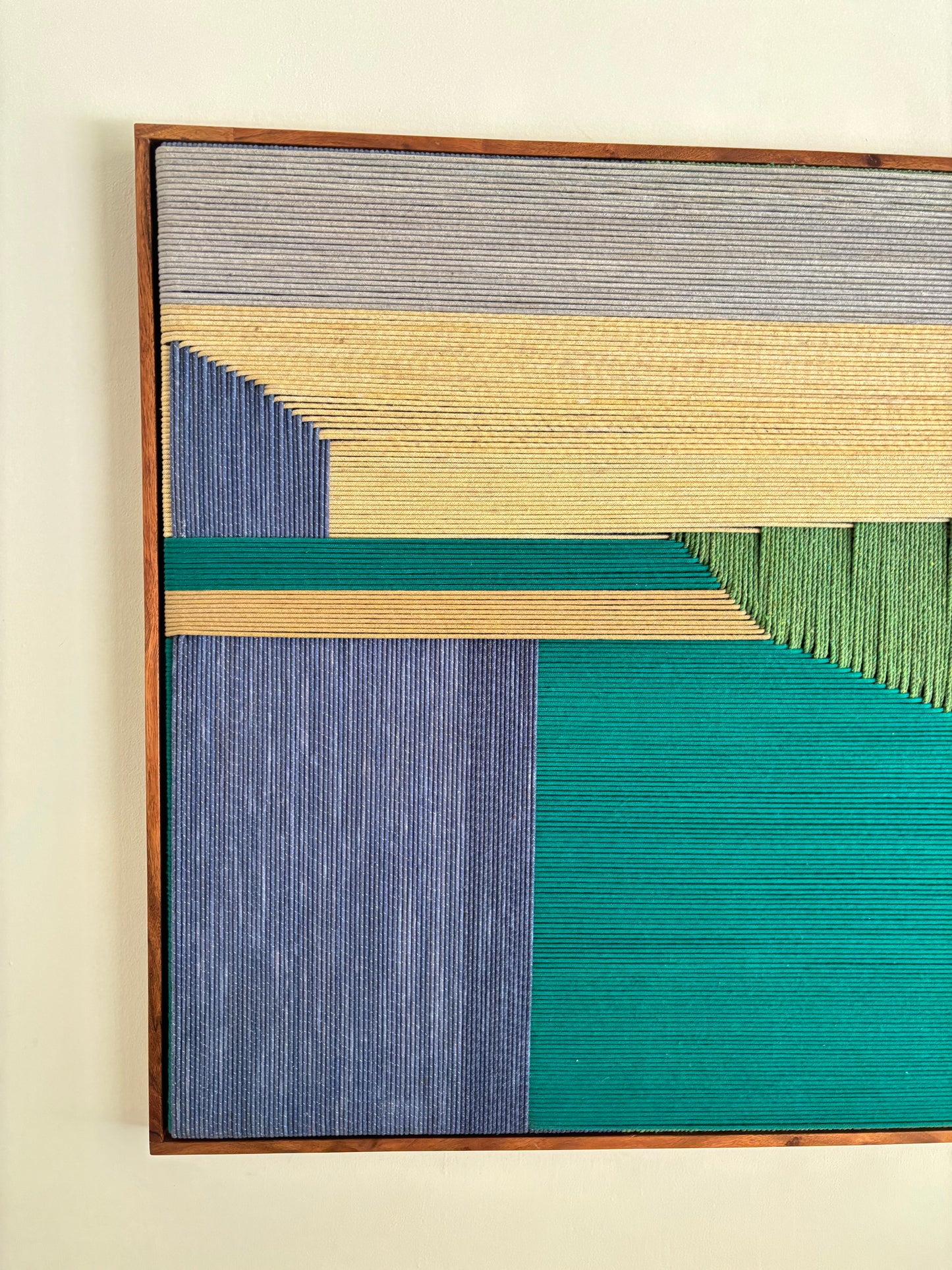 Nature View Woven Wall Art - 5 x 3 ft