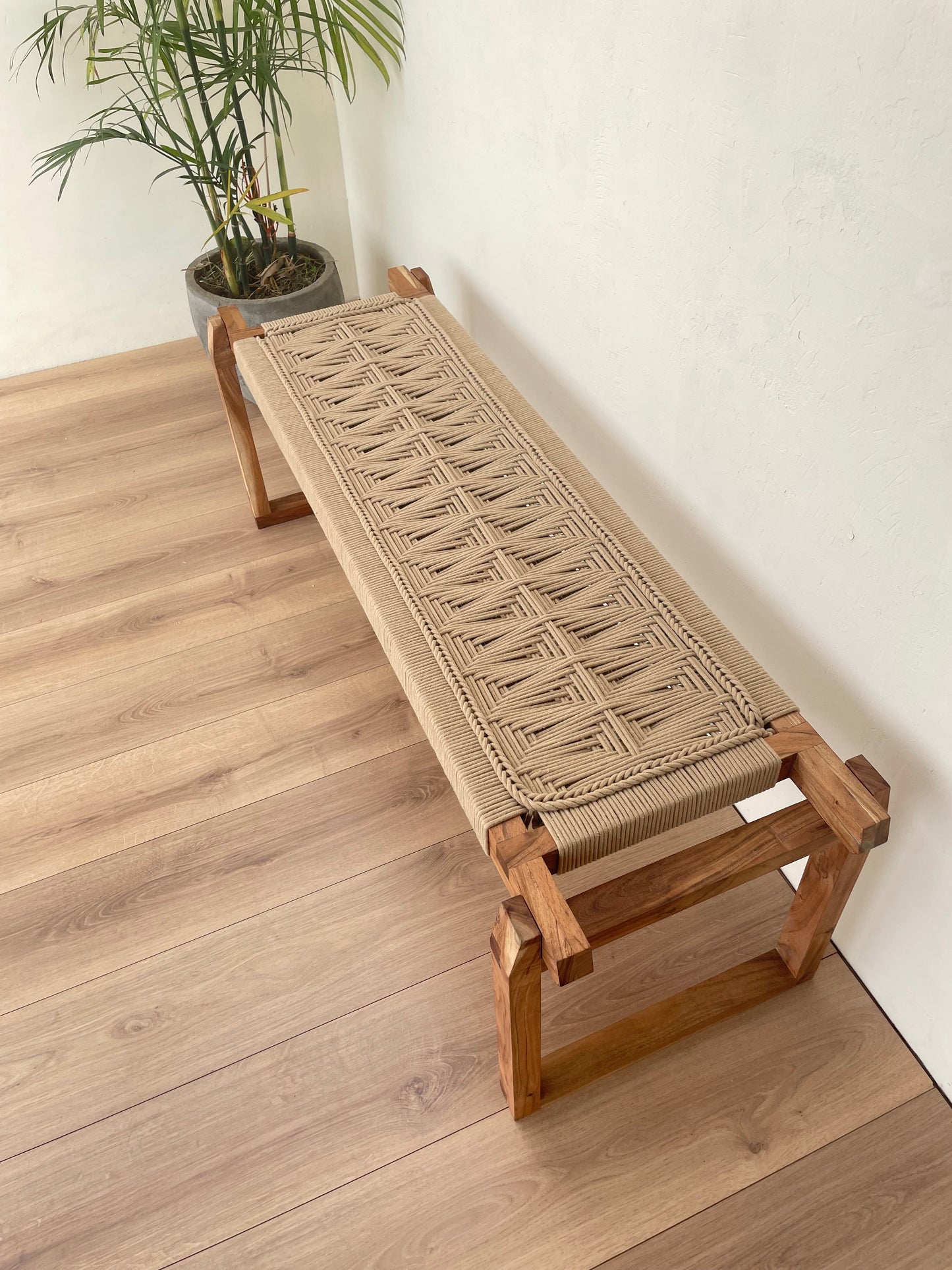 Hallway Bench - All Beige