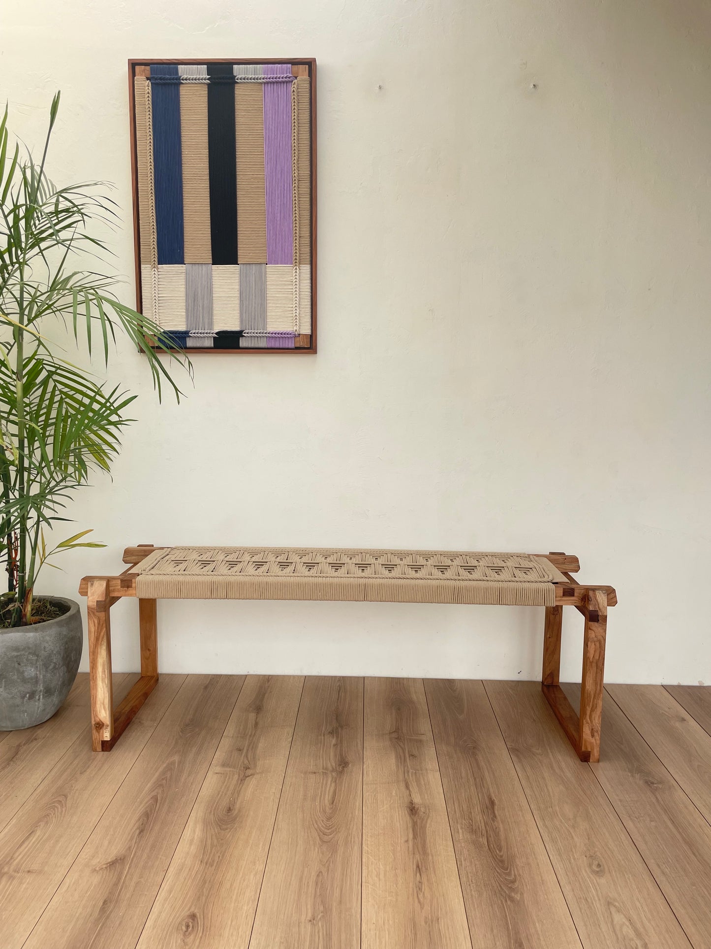 Hallway Bench - All Beige
