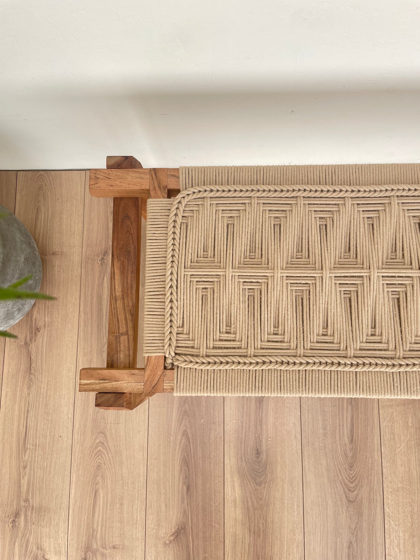 Hallway Bench - All Beige