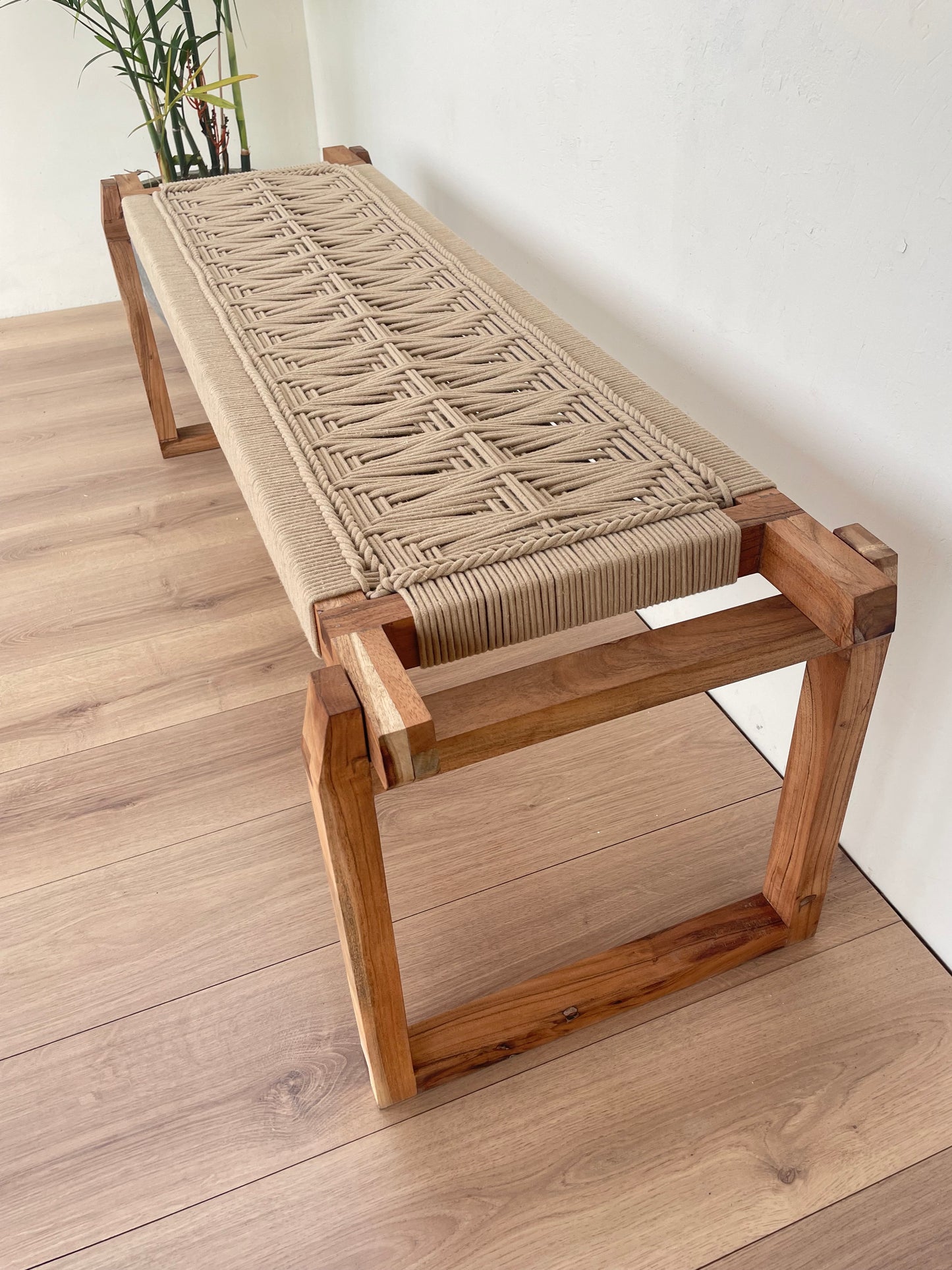 Hallway Bench - All Beige