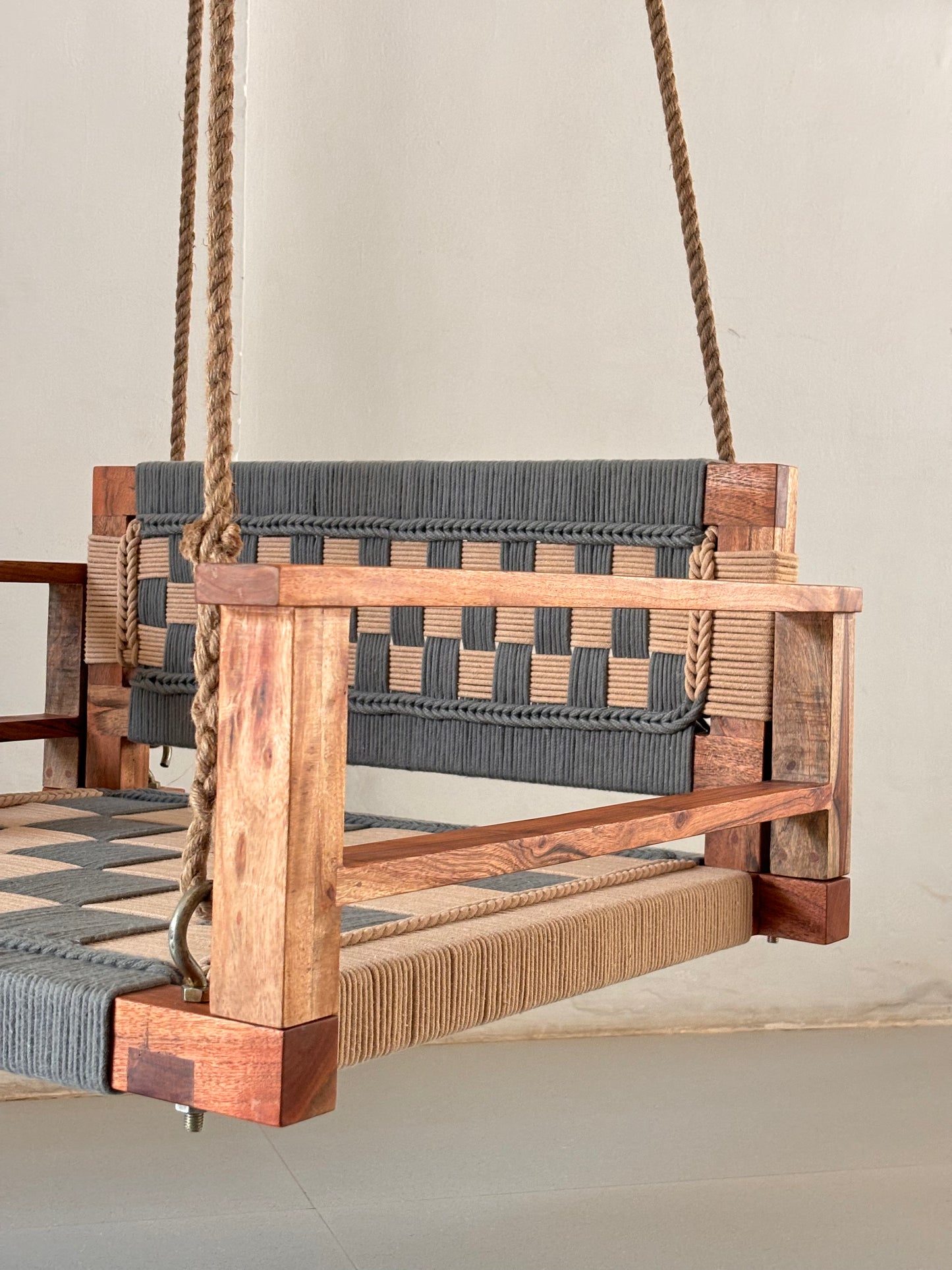 One Seater Armrest Backrest Swing