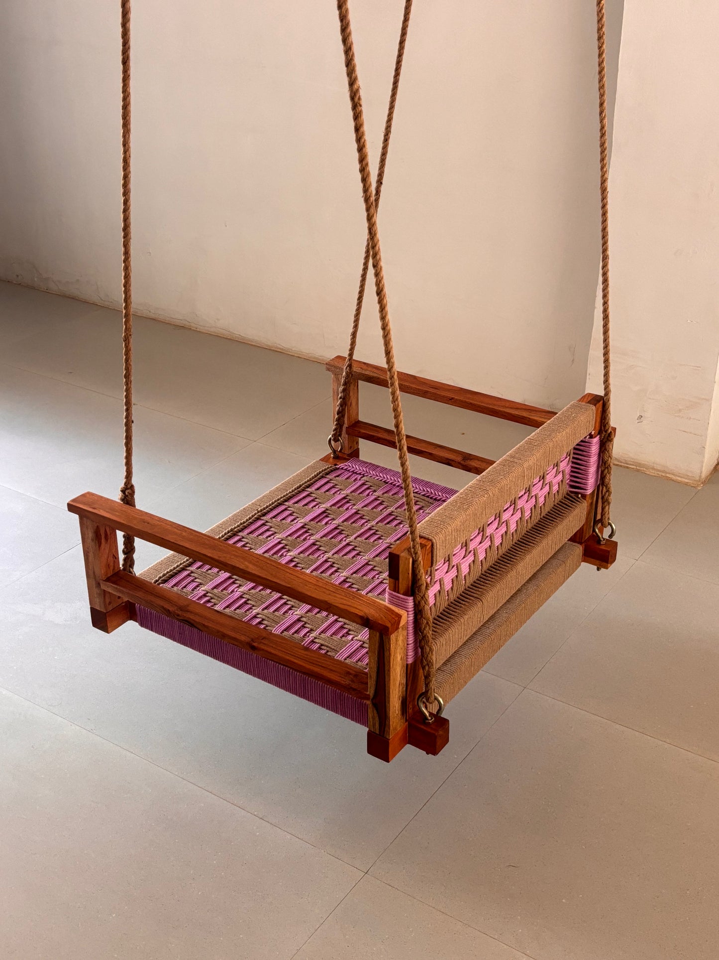 Single Seater Armrest Backrest Swing
