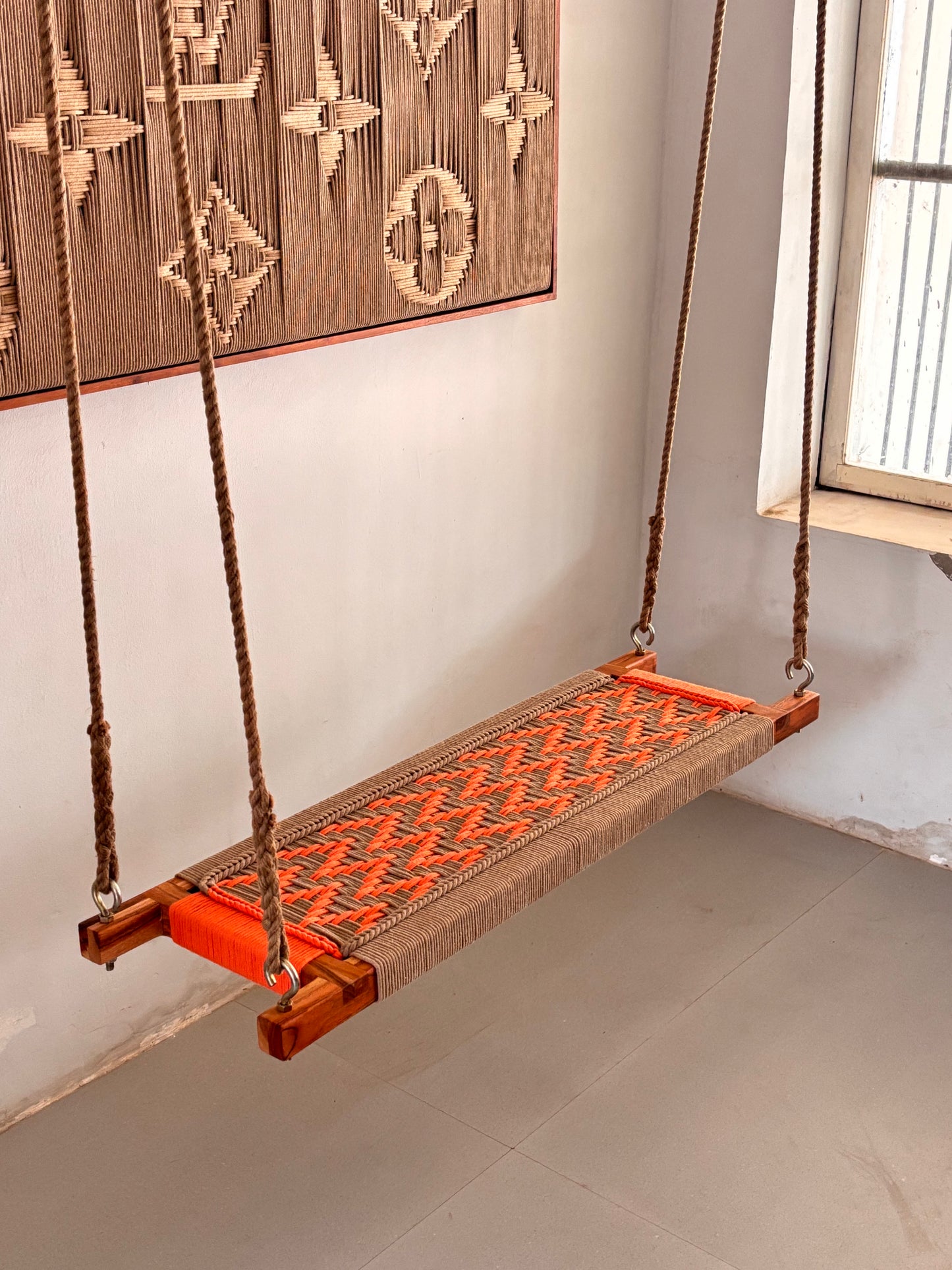 Hand Woven Adults and Kids Swing