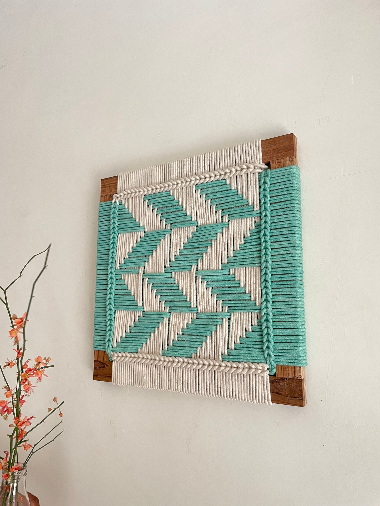 Cotton Rope Wall Art - 17 Inches