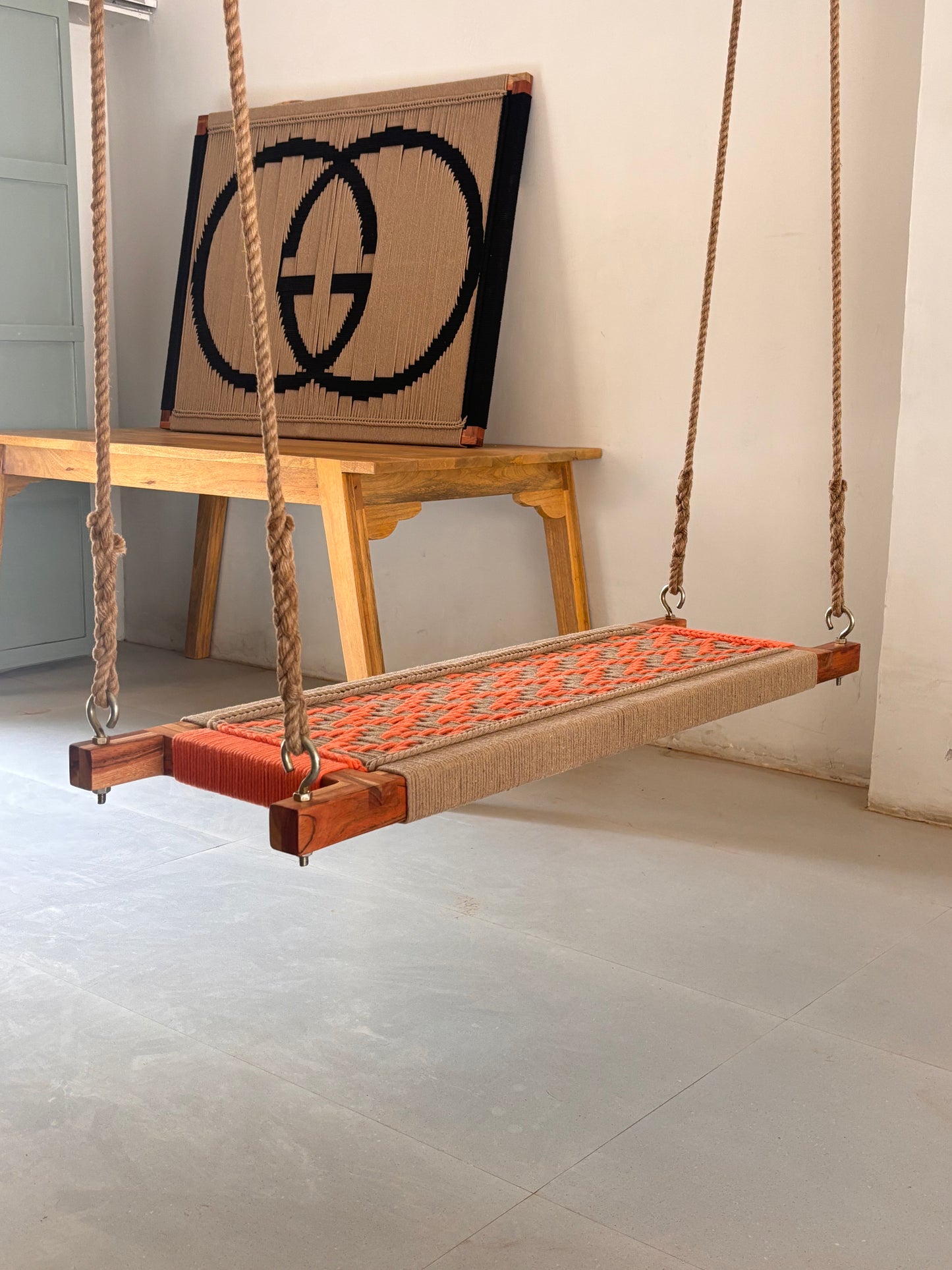 Hand Woven Adults and Kids Swing