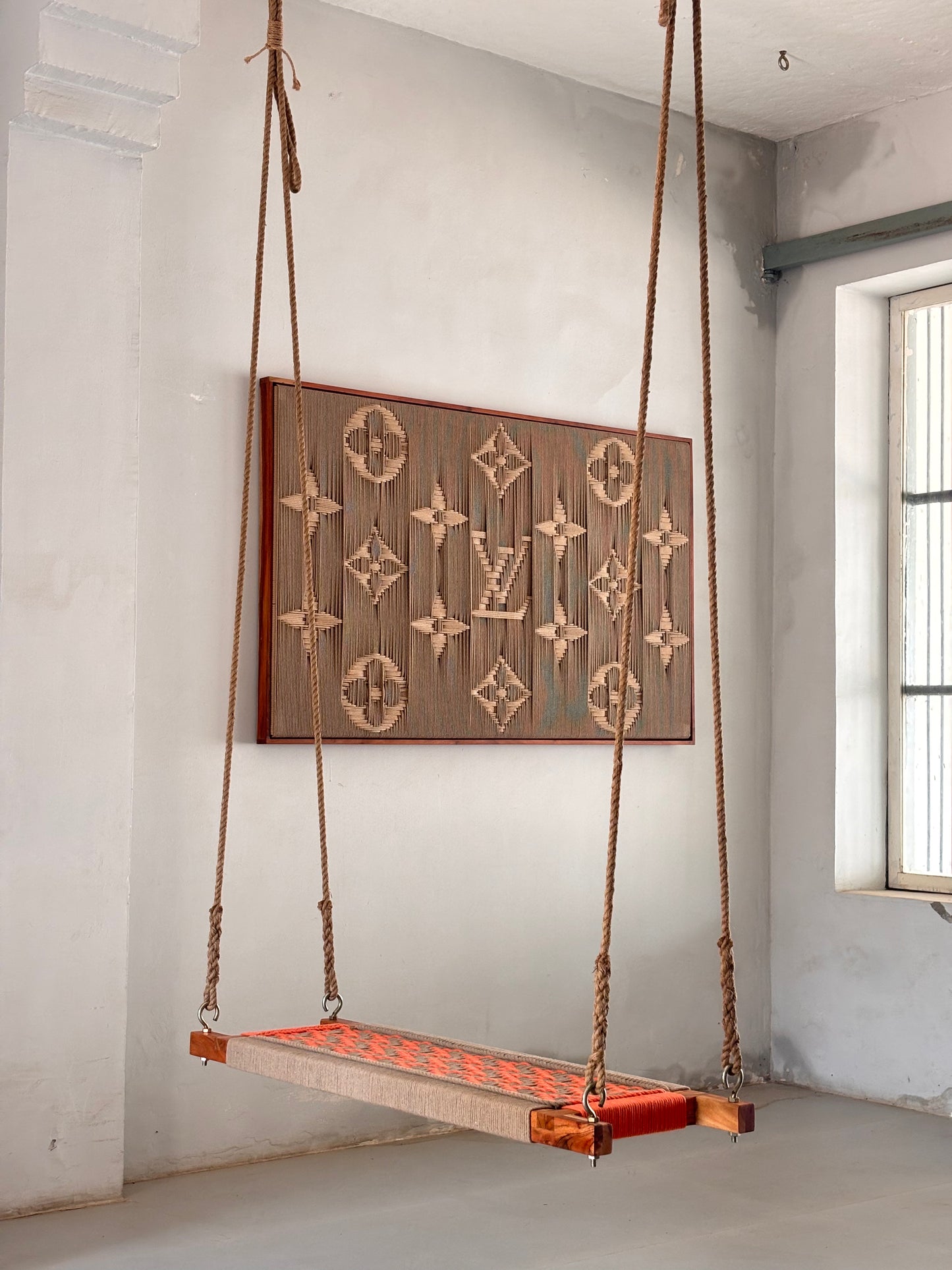 Hand Woven Adults and Kids Swing