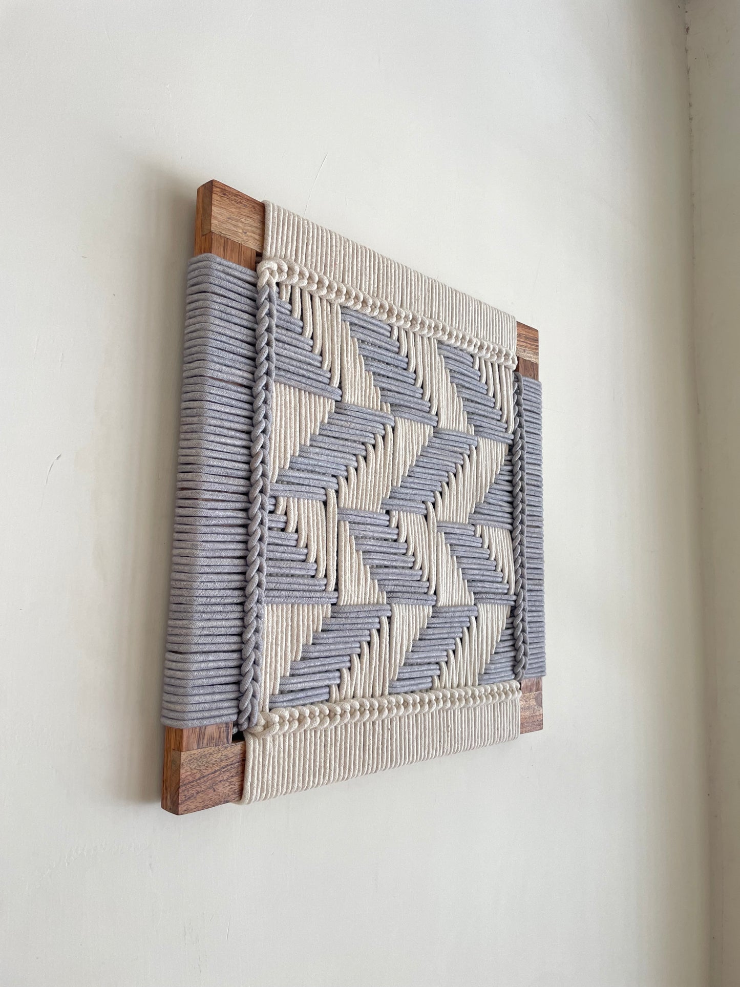 Cotton Rope Wall Art - 17 Inches