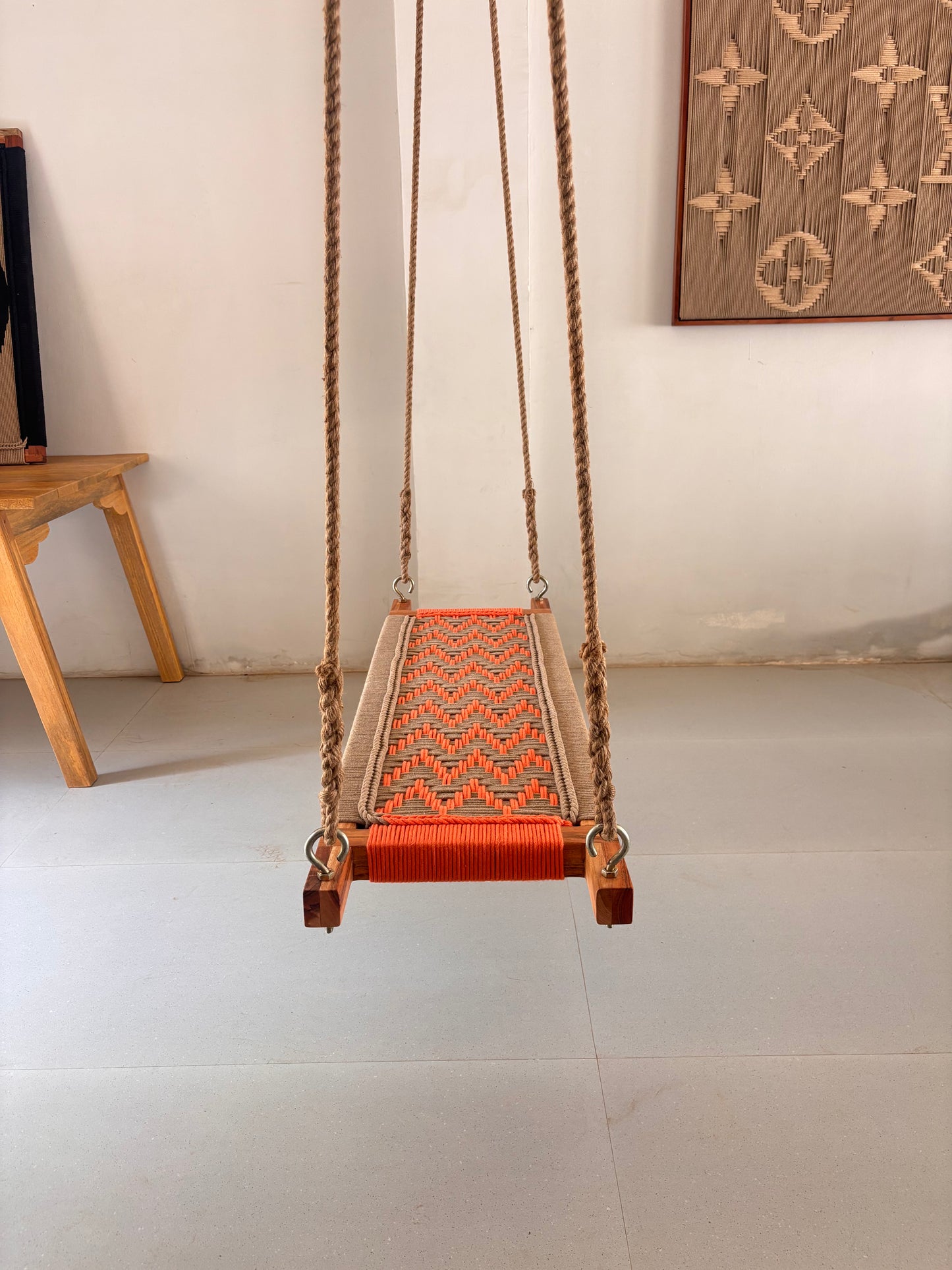 Hand Woven Adults and Kids Swing