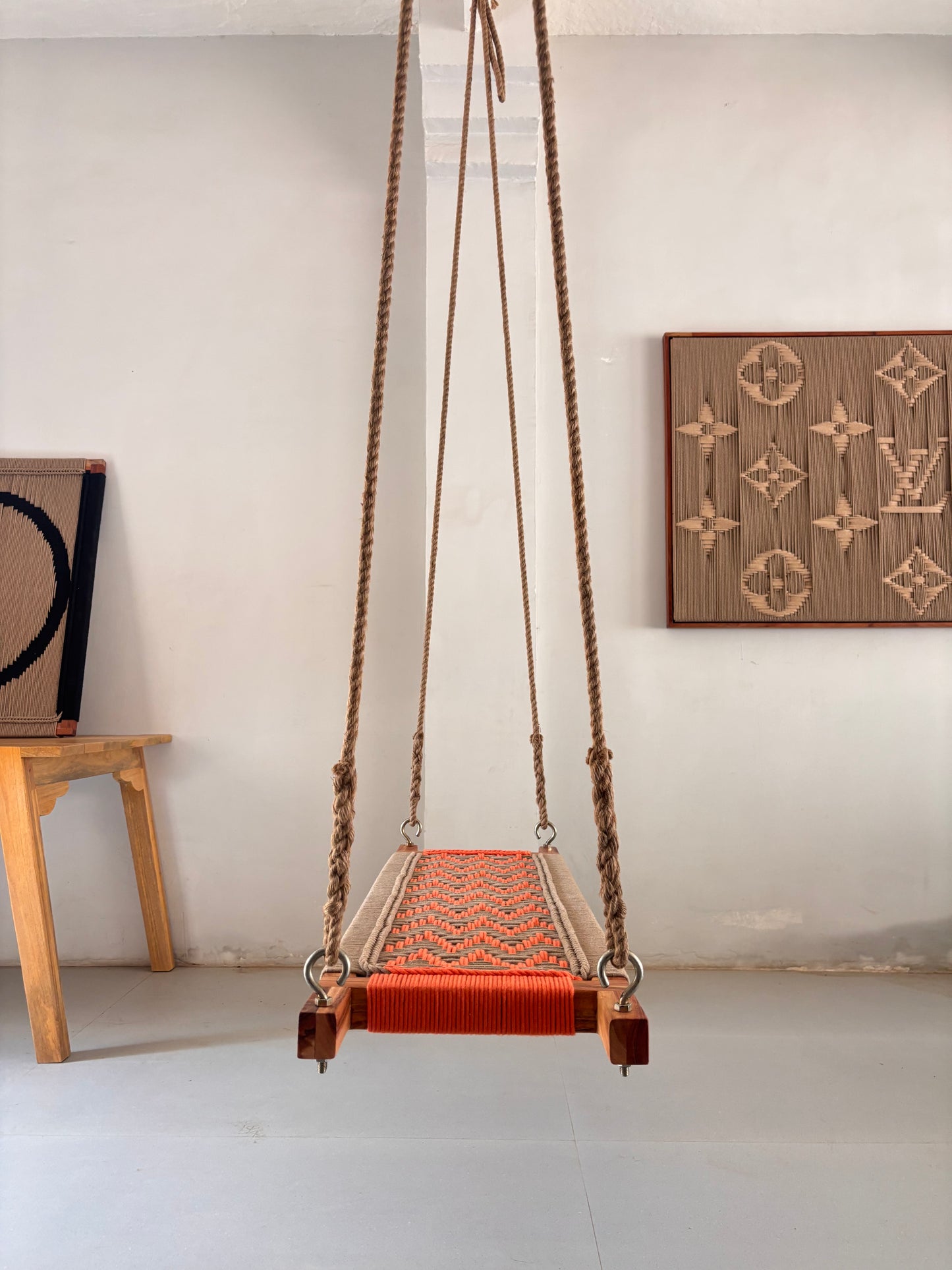 Hand Woven Adults and Kids Swing