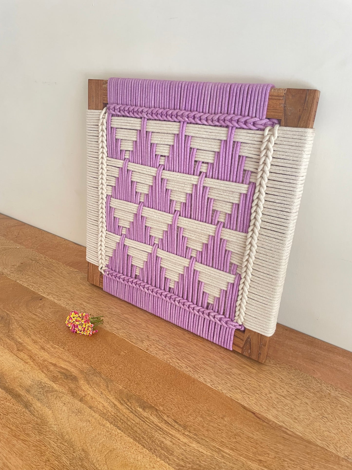 Cotton Rope Wall Art - 17 Inches