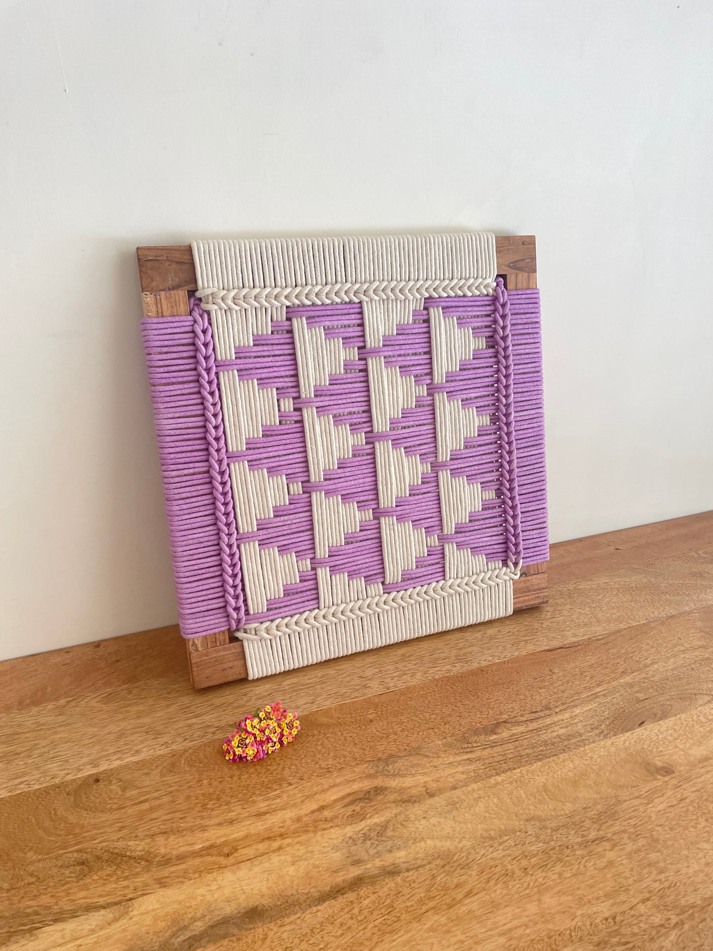 Cotton Rope Wall Art - 17 Inches