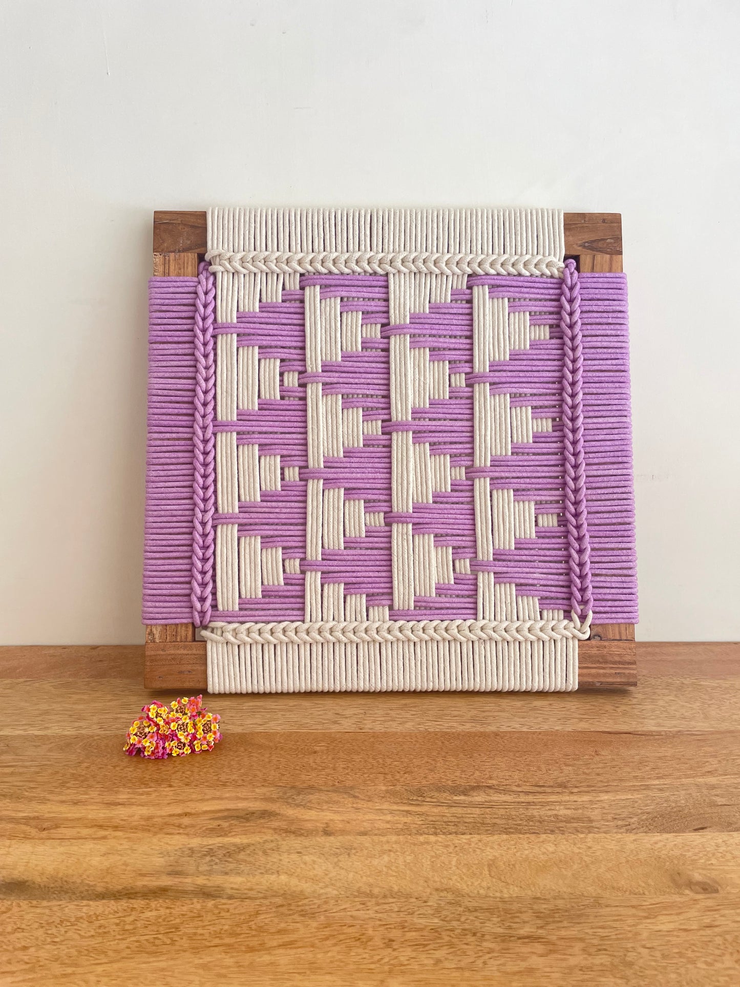 Cotton Rope Wall Art - 17 Inches