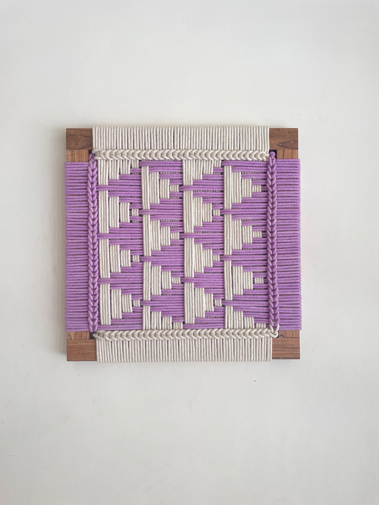 Cotton Rope Wall Art - 17 Inches