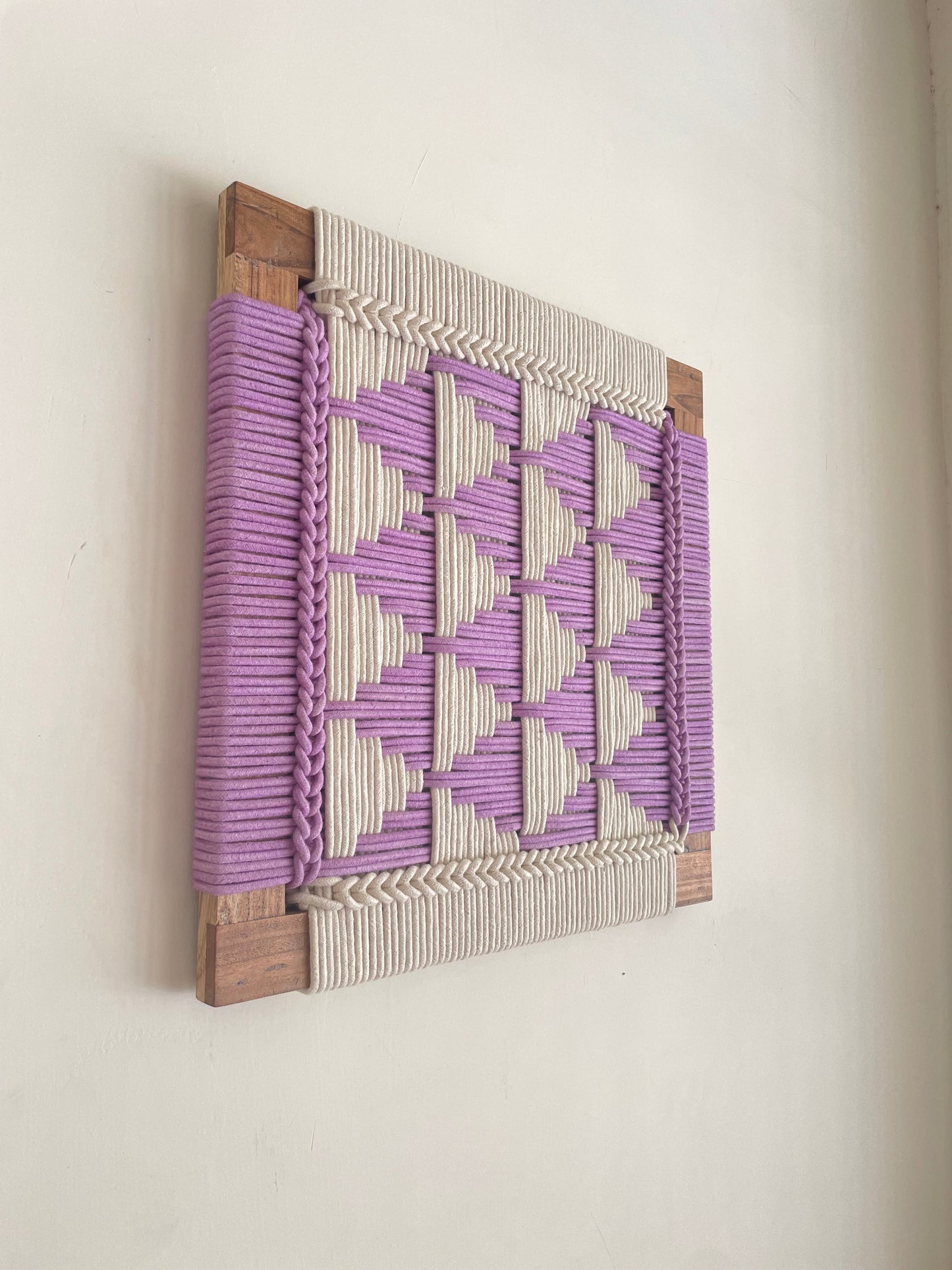 Cotton Rope Wall Art - 17 Inches