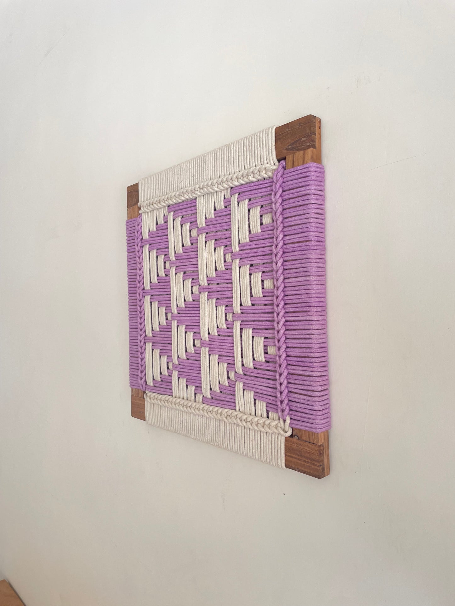 Cotton Rope Wall Art - 17 Inches