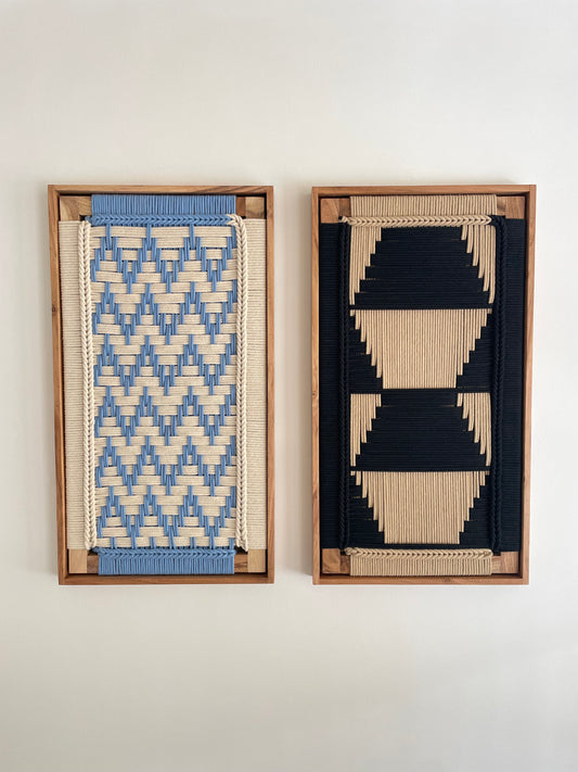 Framed Wall Hanging - Set Of Two