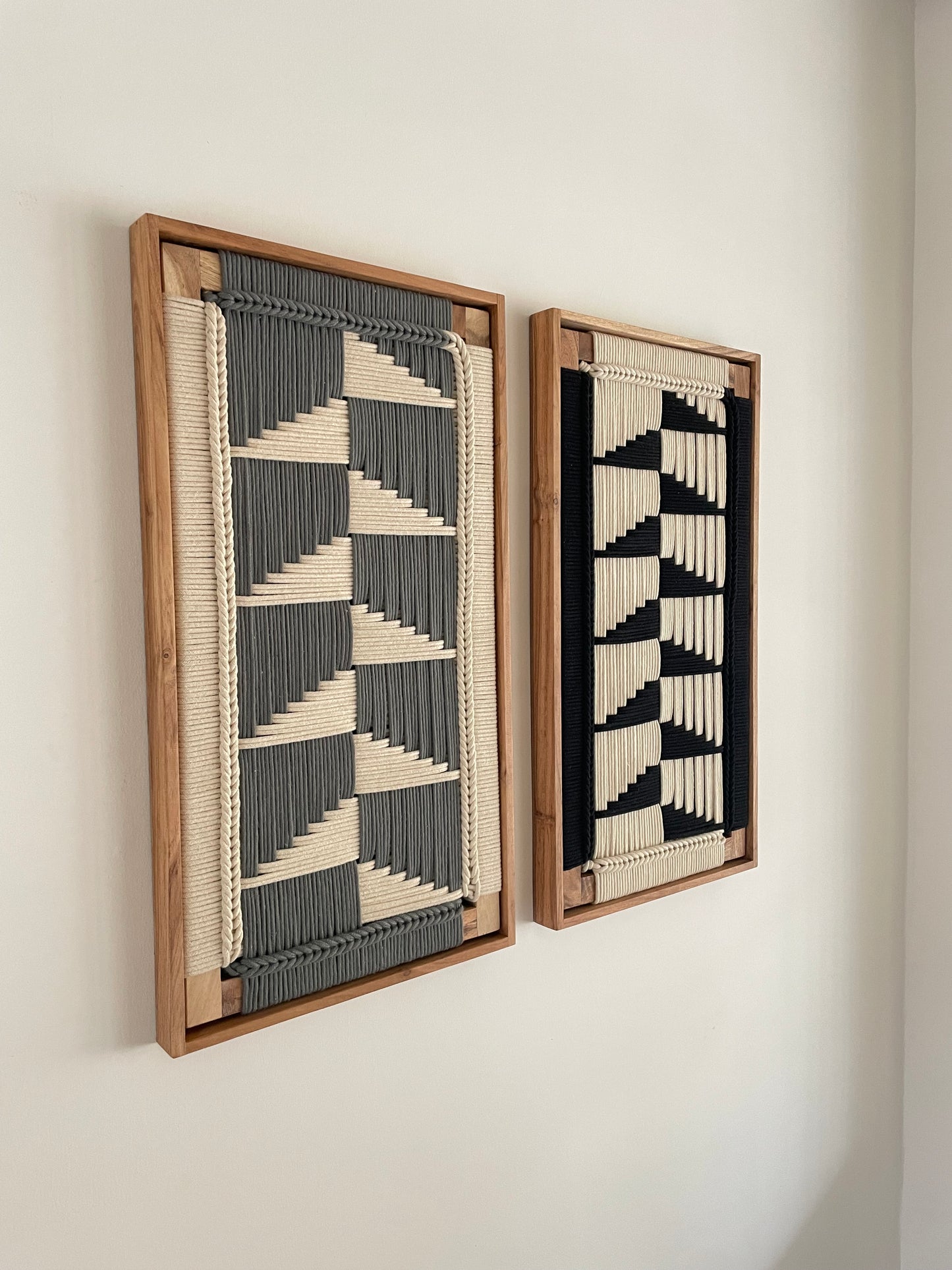 Framed Wall Hanging Set Of two