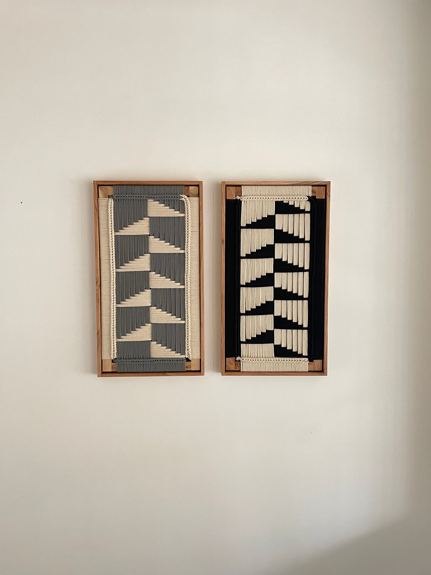Framed Modern Woven Wall Art