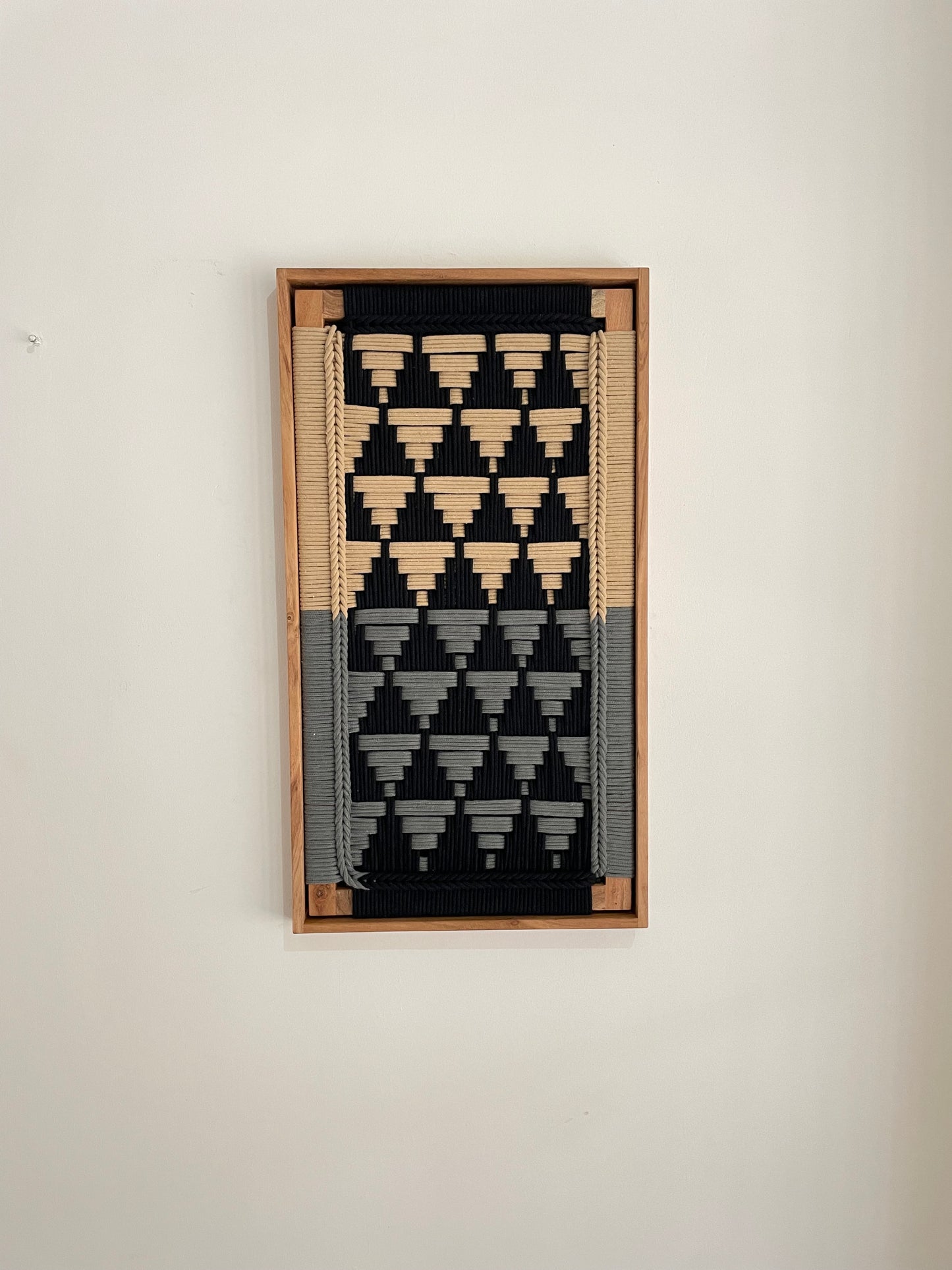 Framed Modern Woven Wall Art