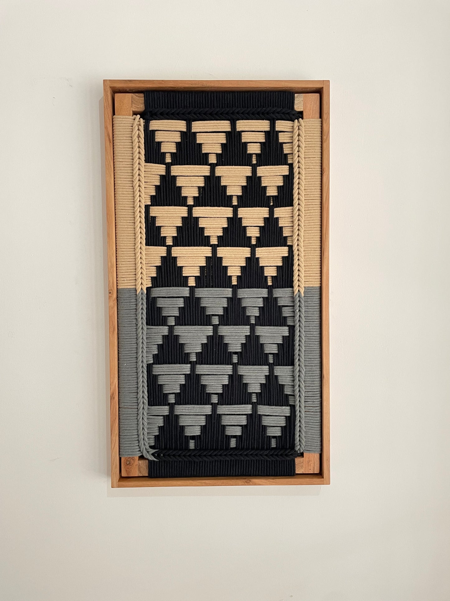 Framed Modern Woven Wall Art