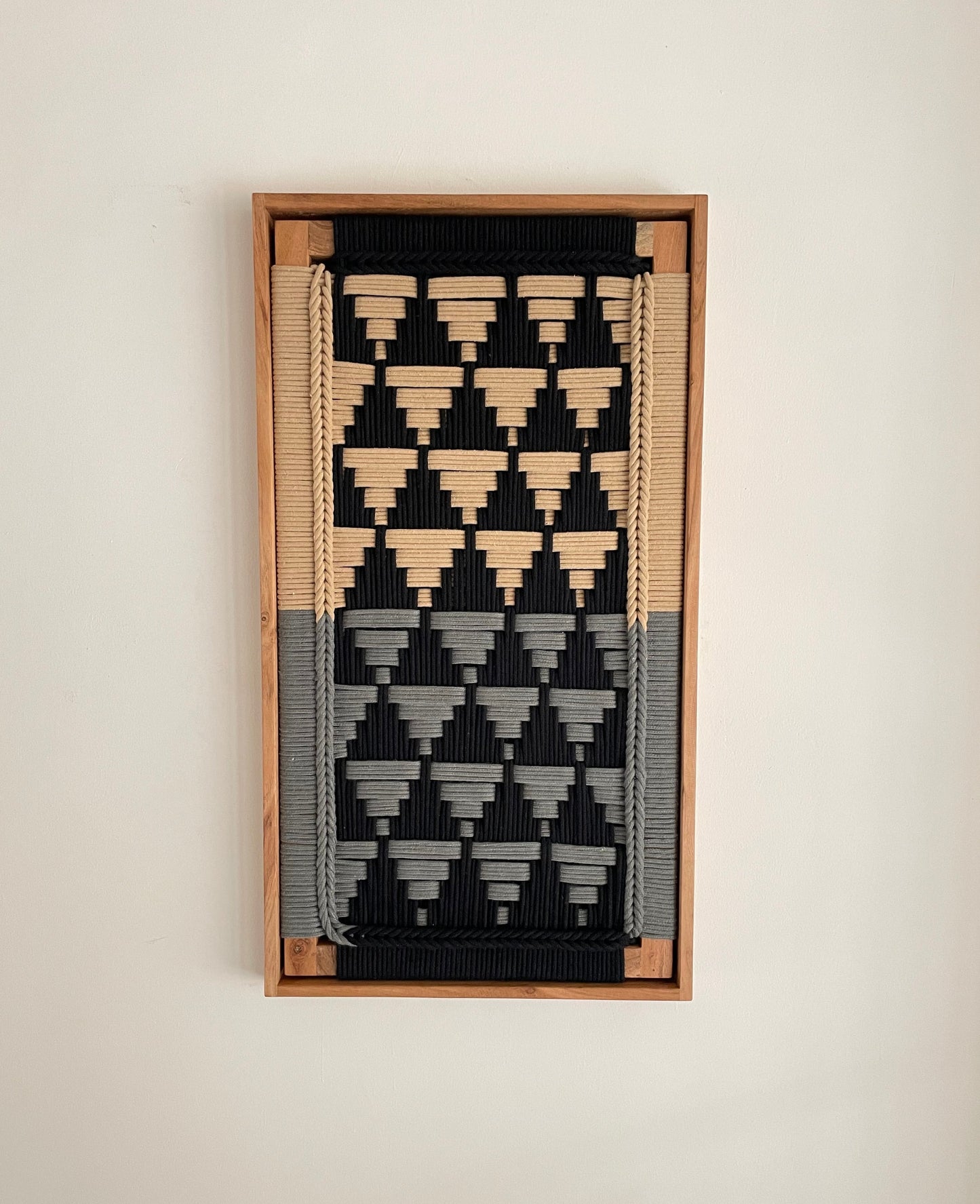 Framed Modern Woven Wall Art