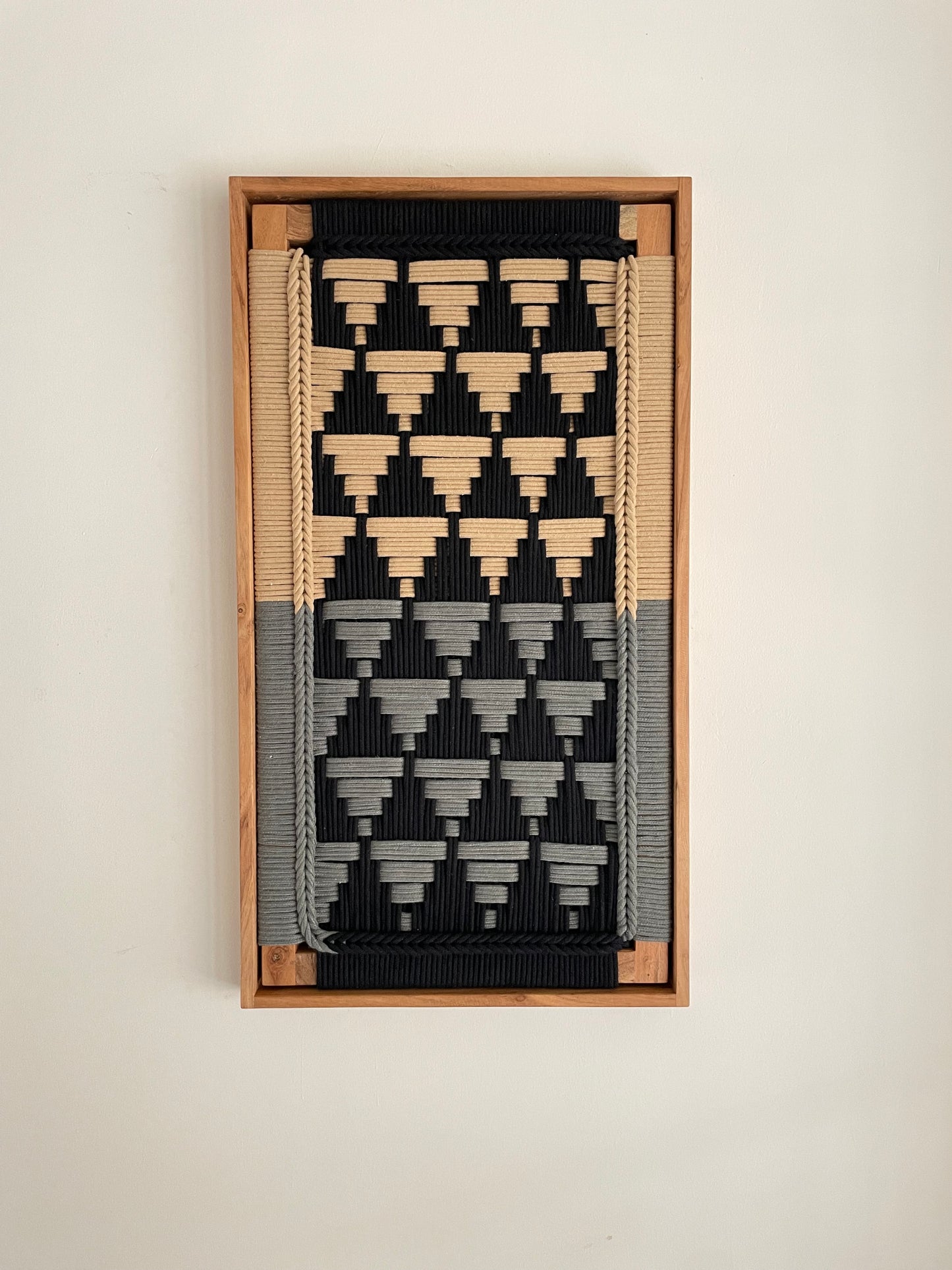 Framed Modern Woven Wall Art
