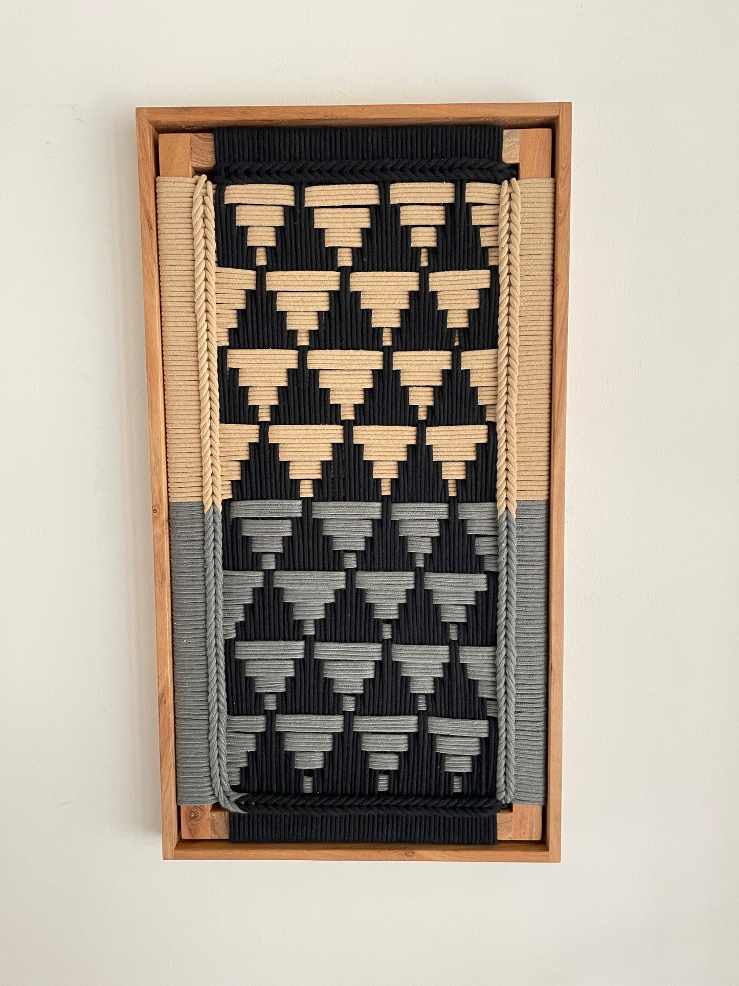 Framed Modern Woven Wall Art