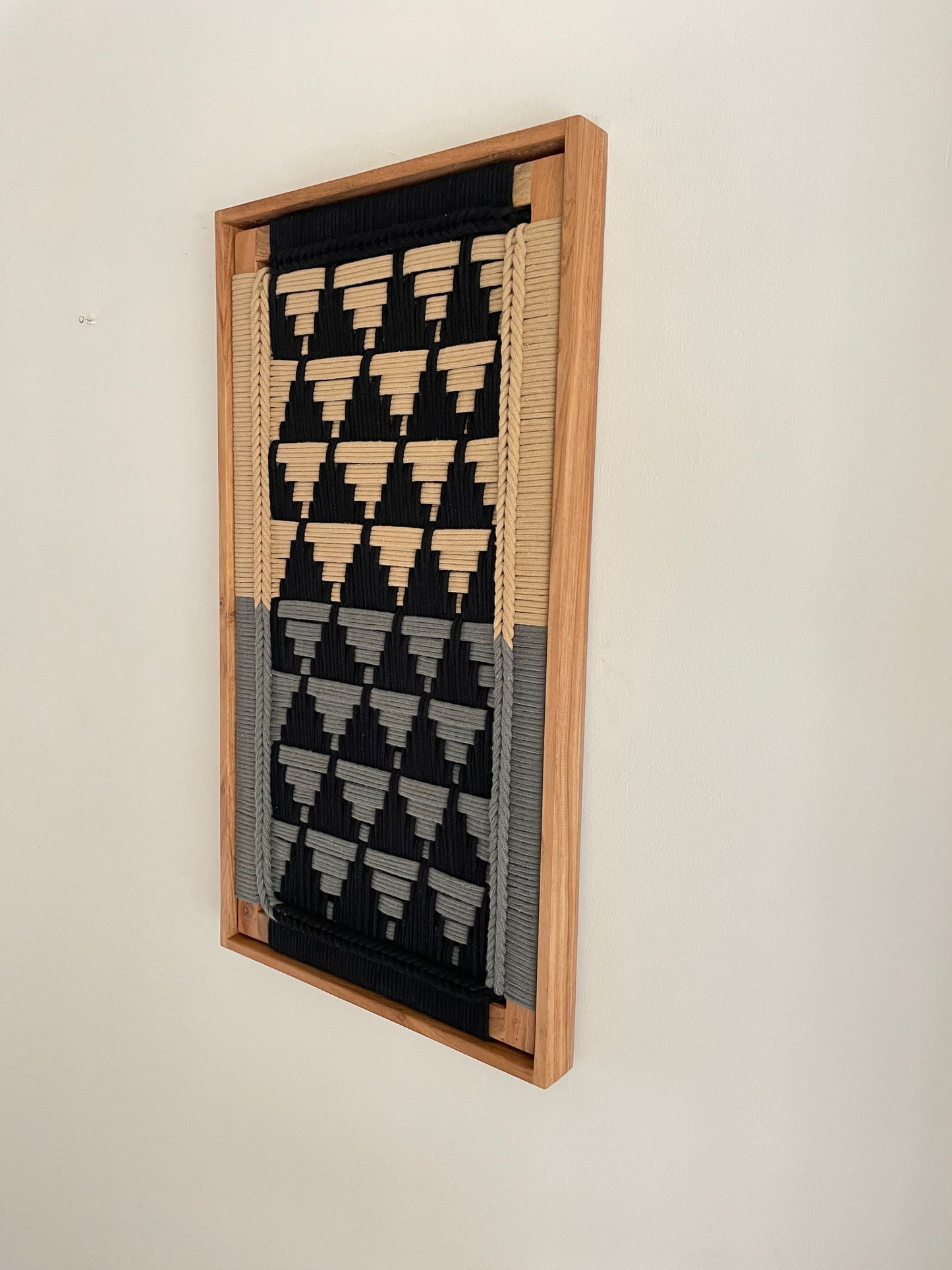 Framed Modern Woven Wall Art