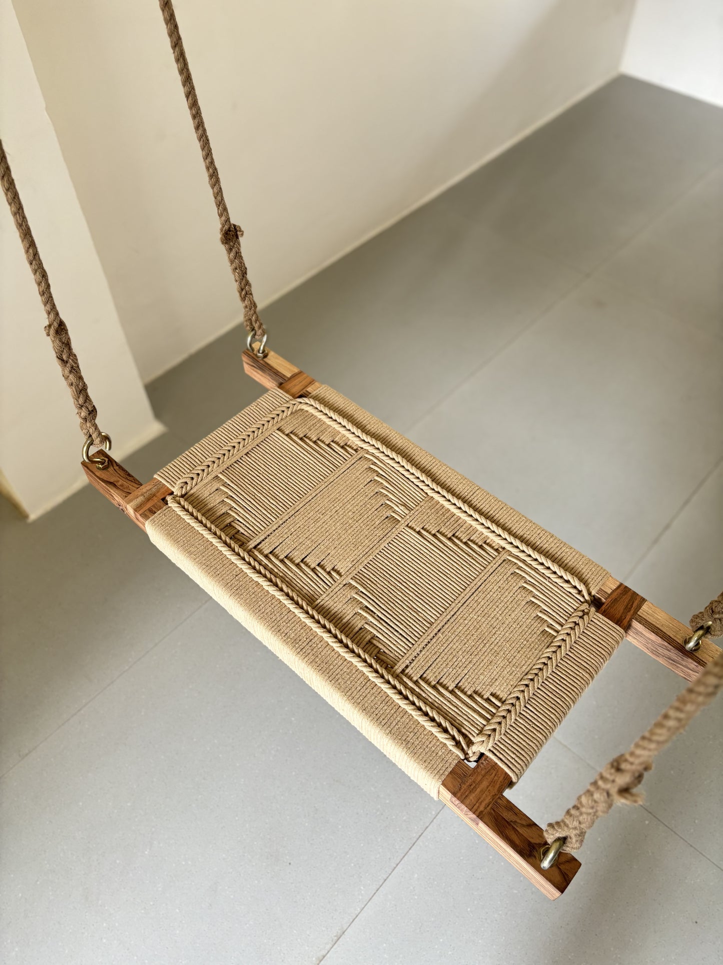 Single seater swing - All beige