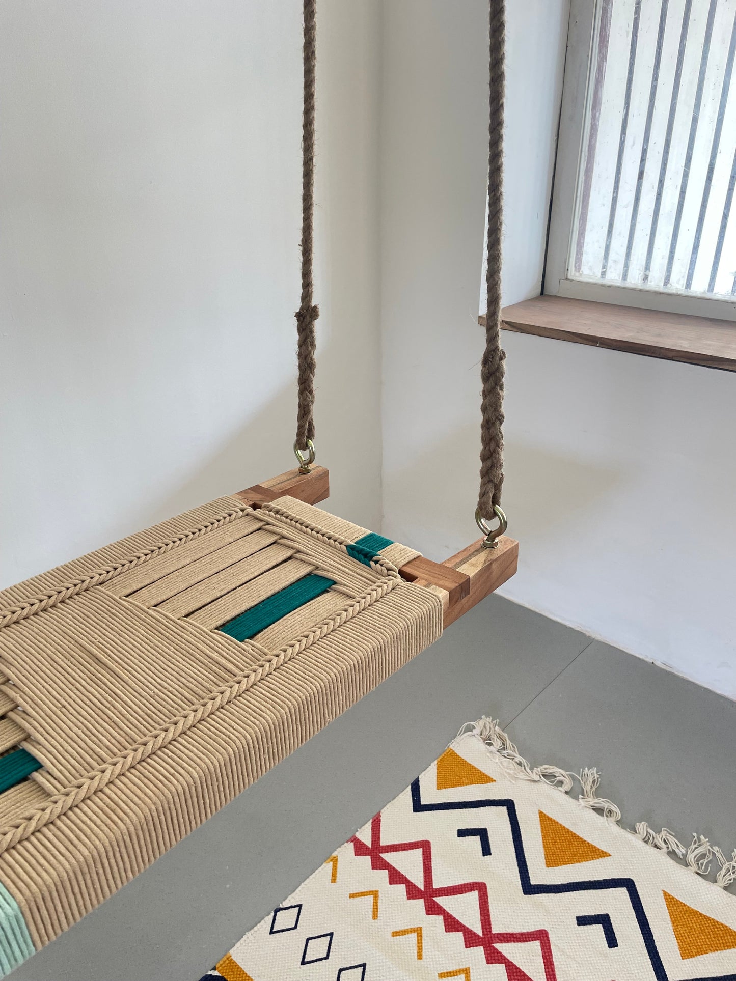 Hand Woven Adults and Kids Swing