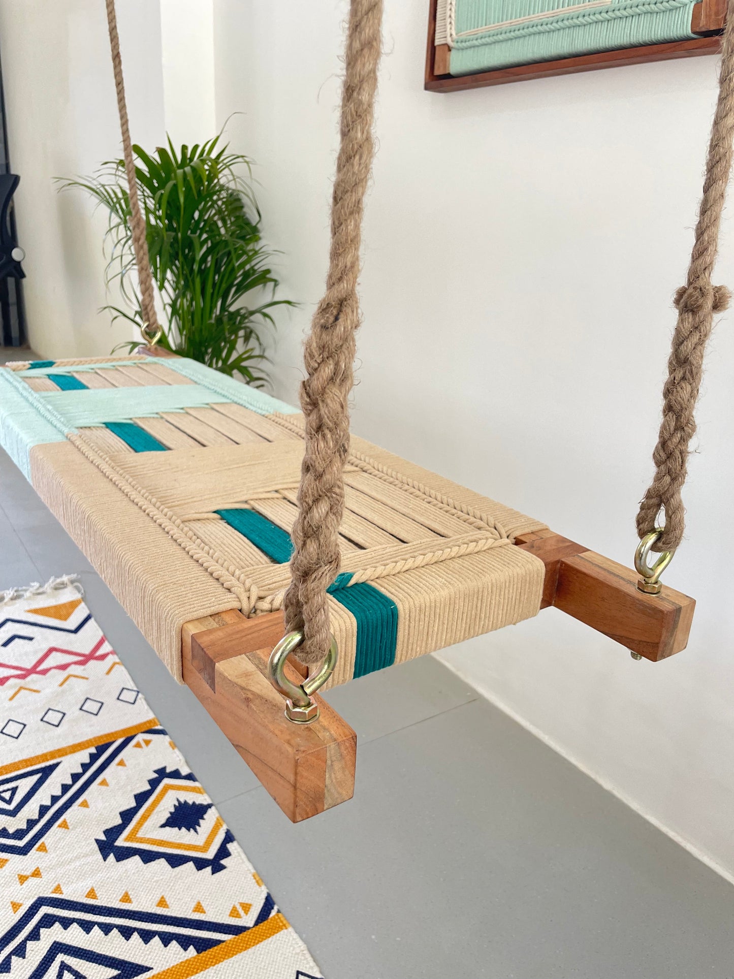 Hand Woven Adults and Kids Swing