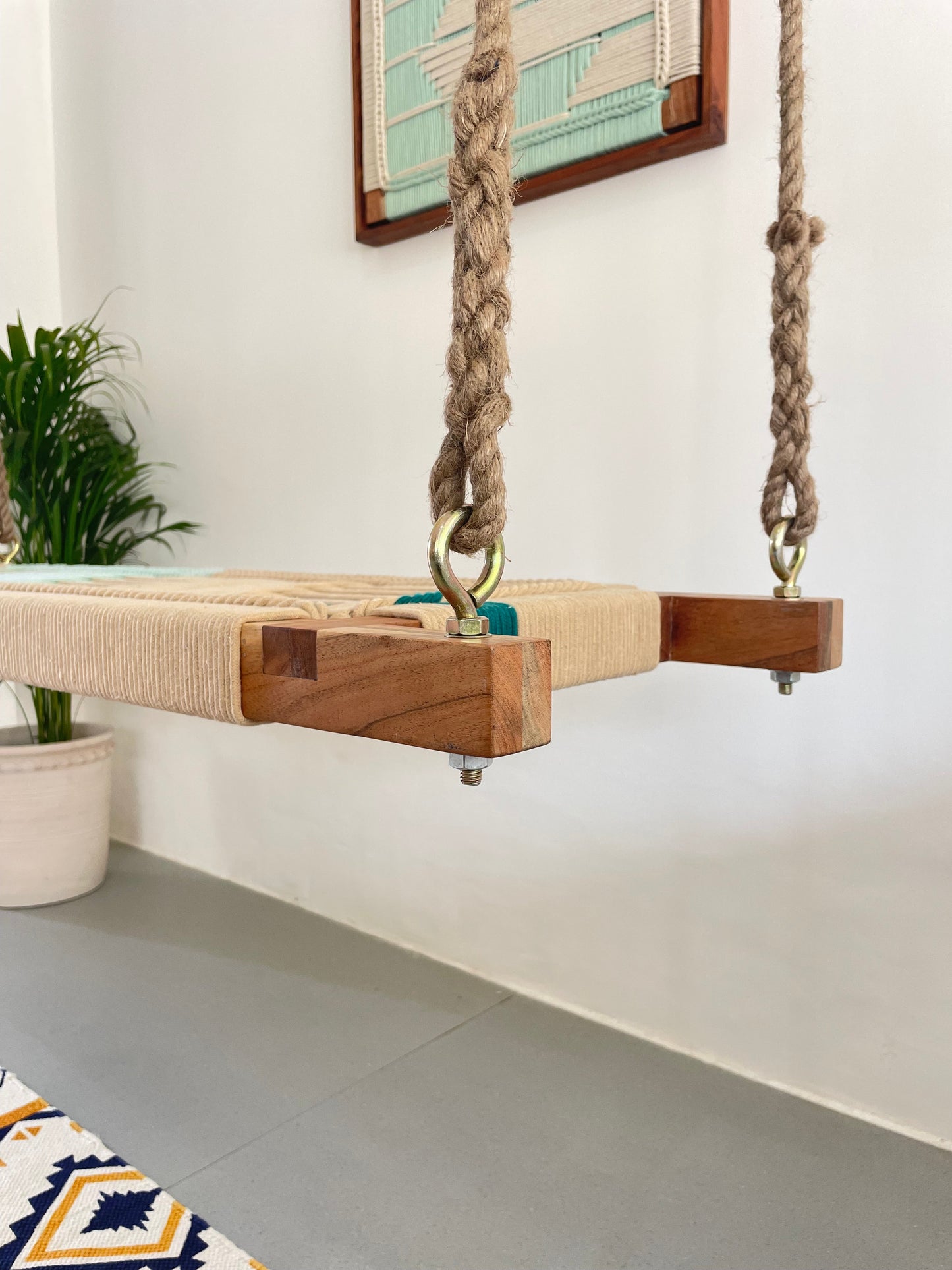 Hand Woven Adults and Kids Swing