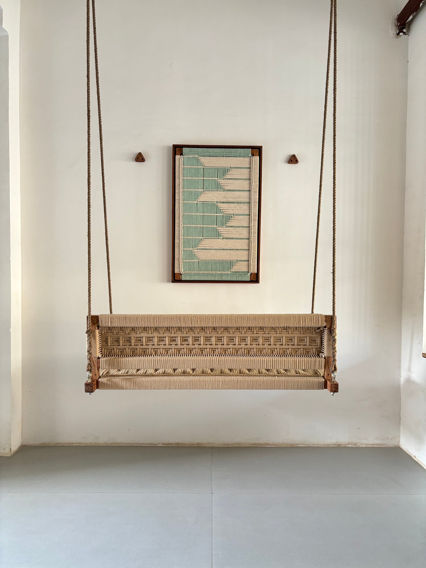 Woven Swing with Backrest Custom Order - Bharadwaj B