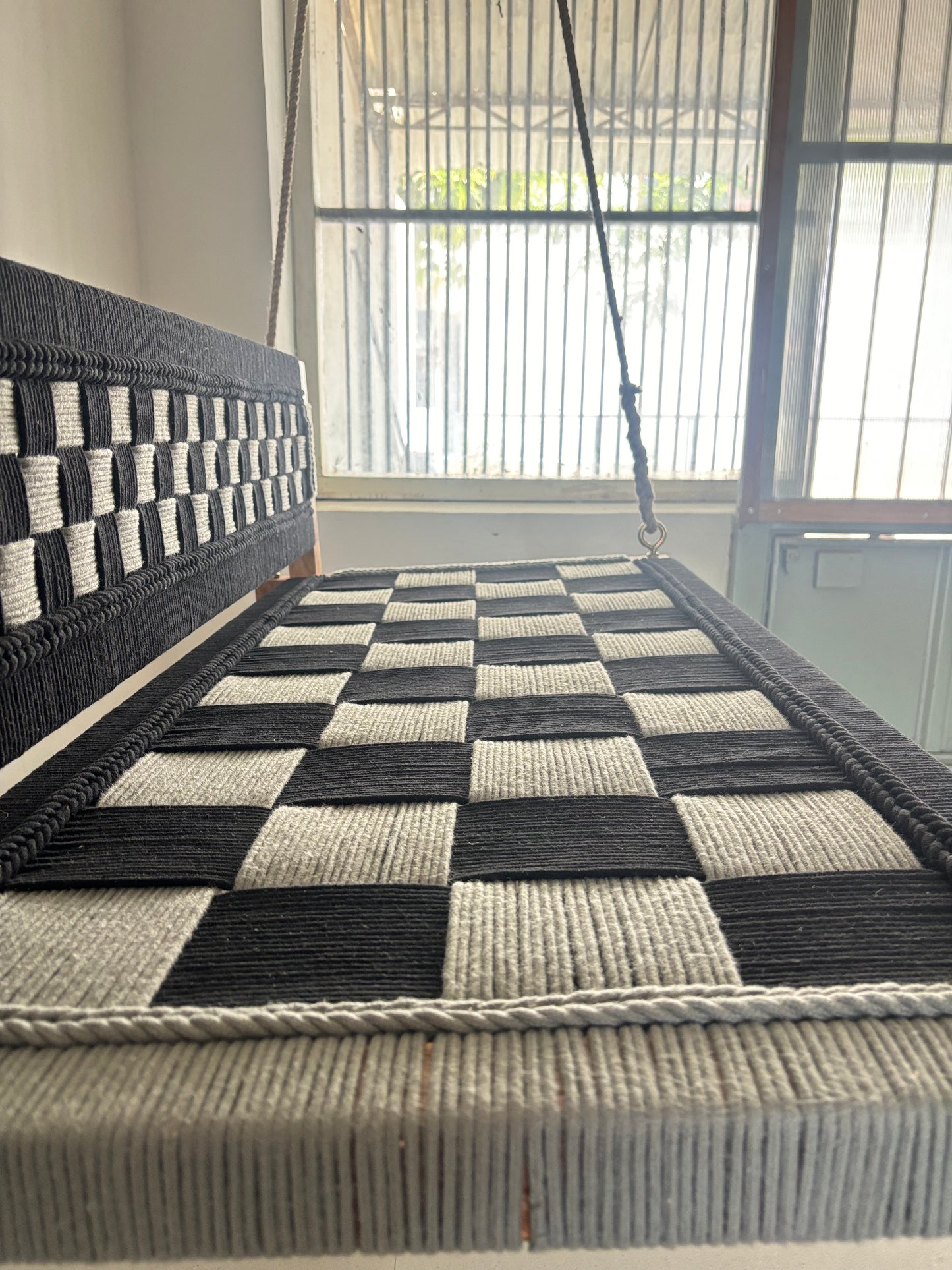Woven Swing with Backrest
