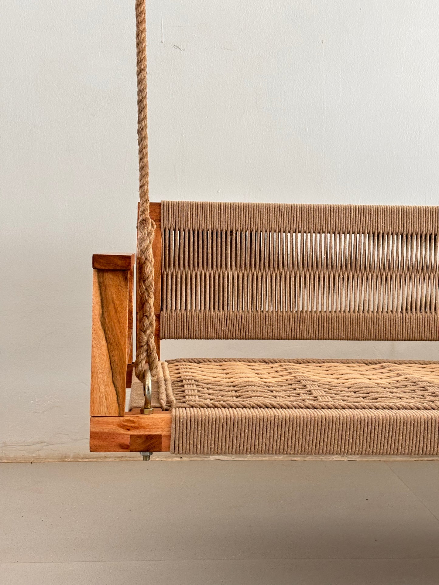 Armrest Backrest Woven Swing