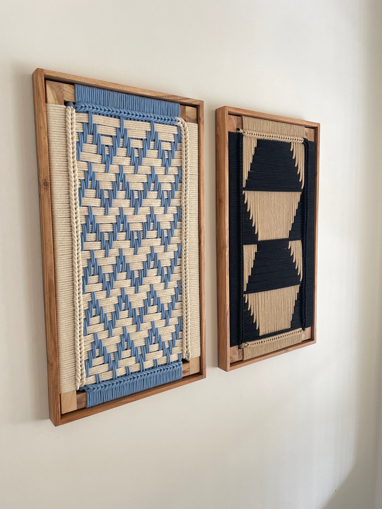 Framed Wall Hanging - Set Of Two