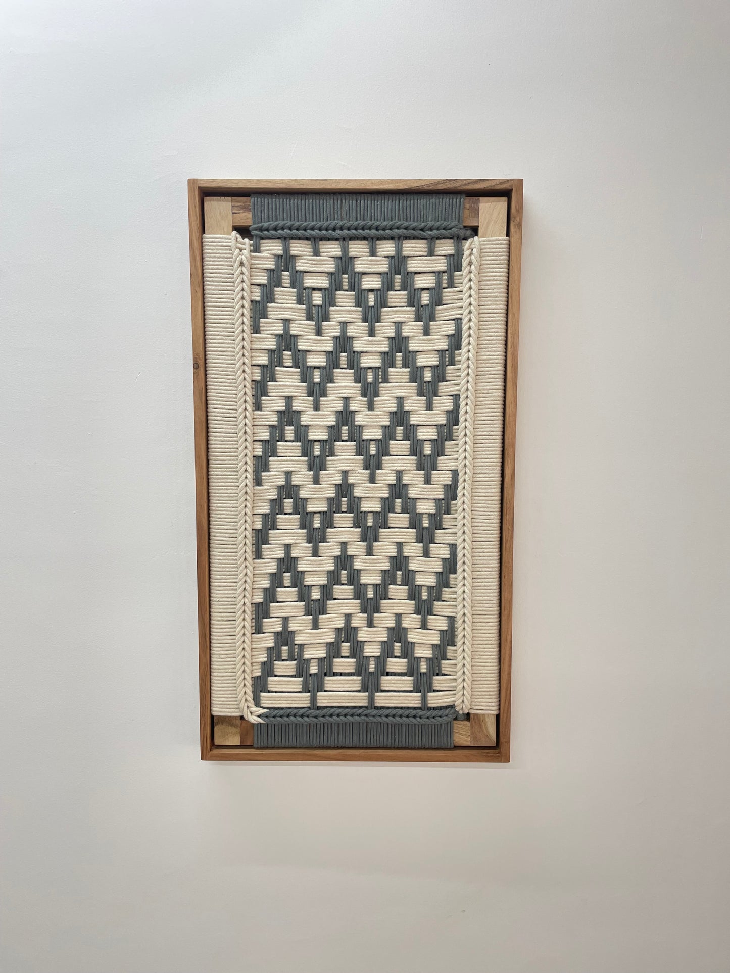 Framed Modern Woven Wall Art