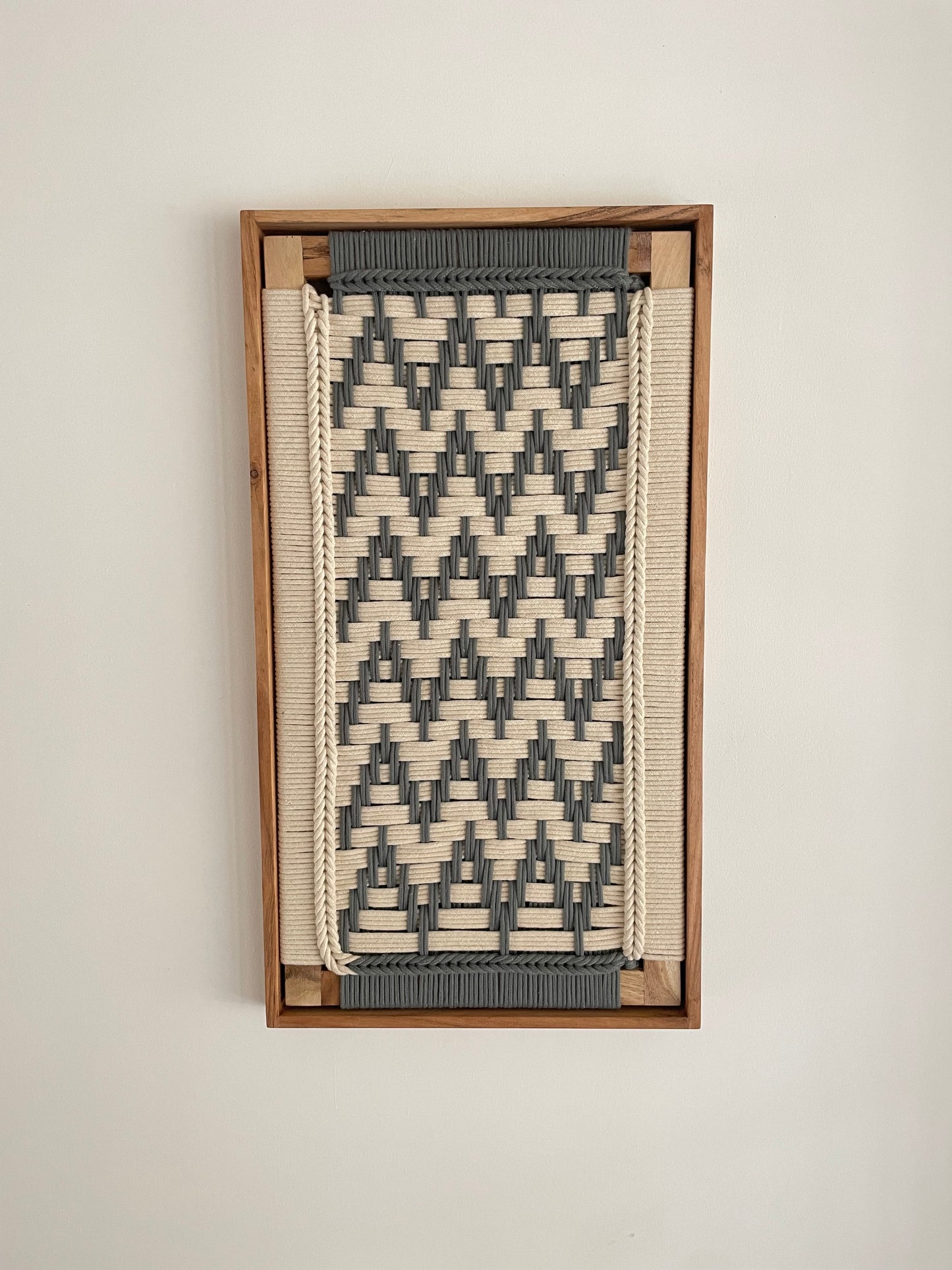 Framed Modern Woven Wall Art